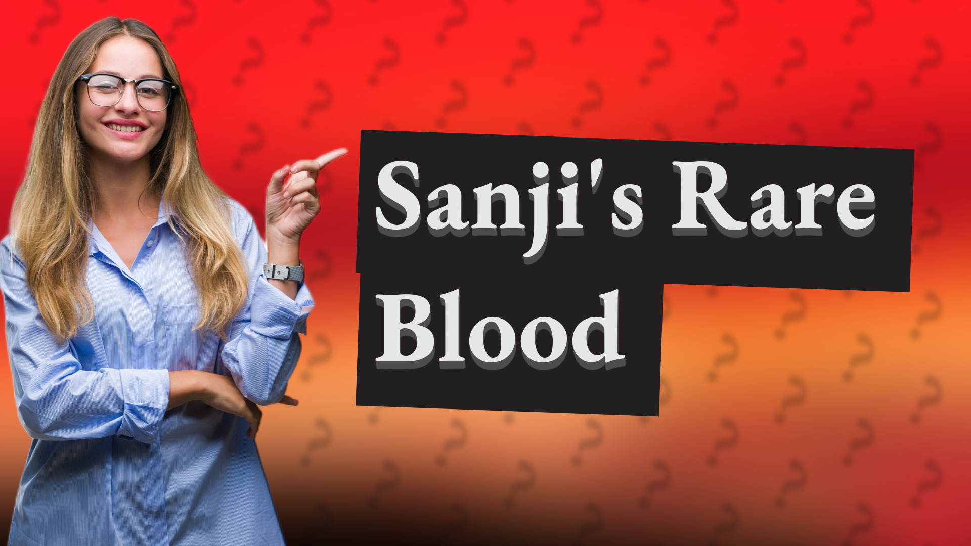 Sanji's Rare Blood