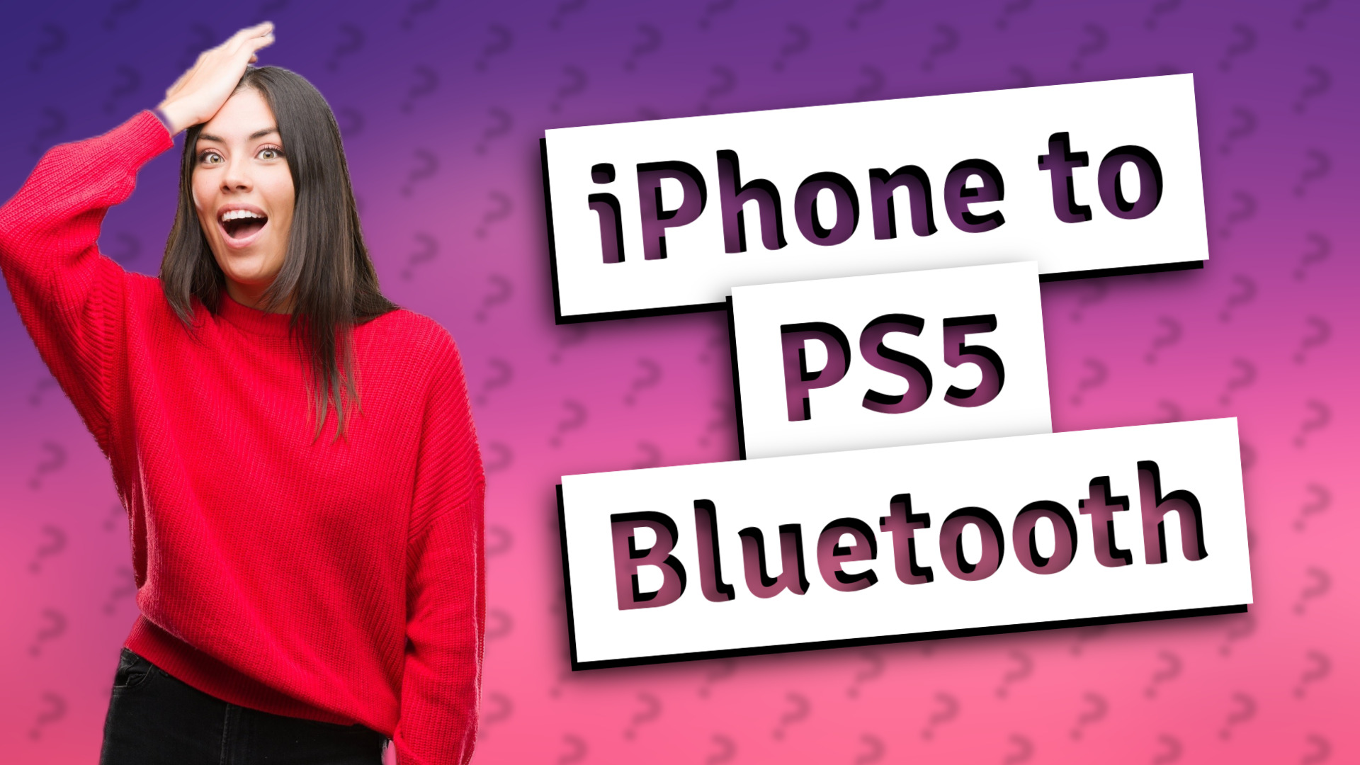 iPhone to PS5 Bluetooth