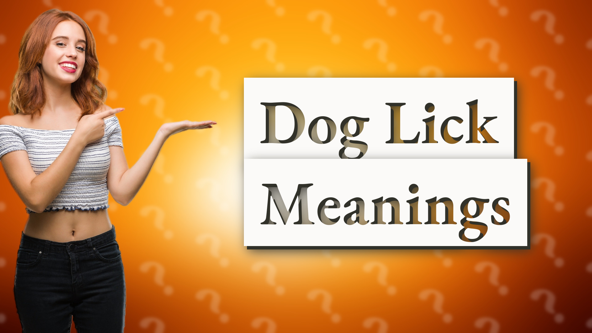 Dog Lick Meanings