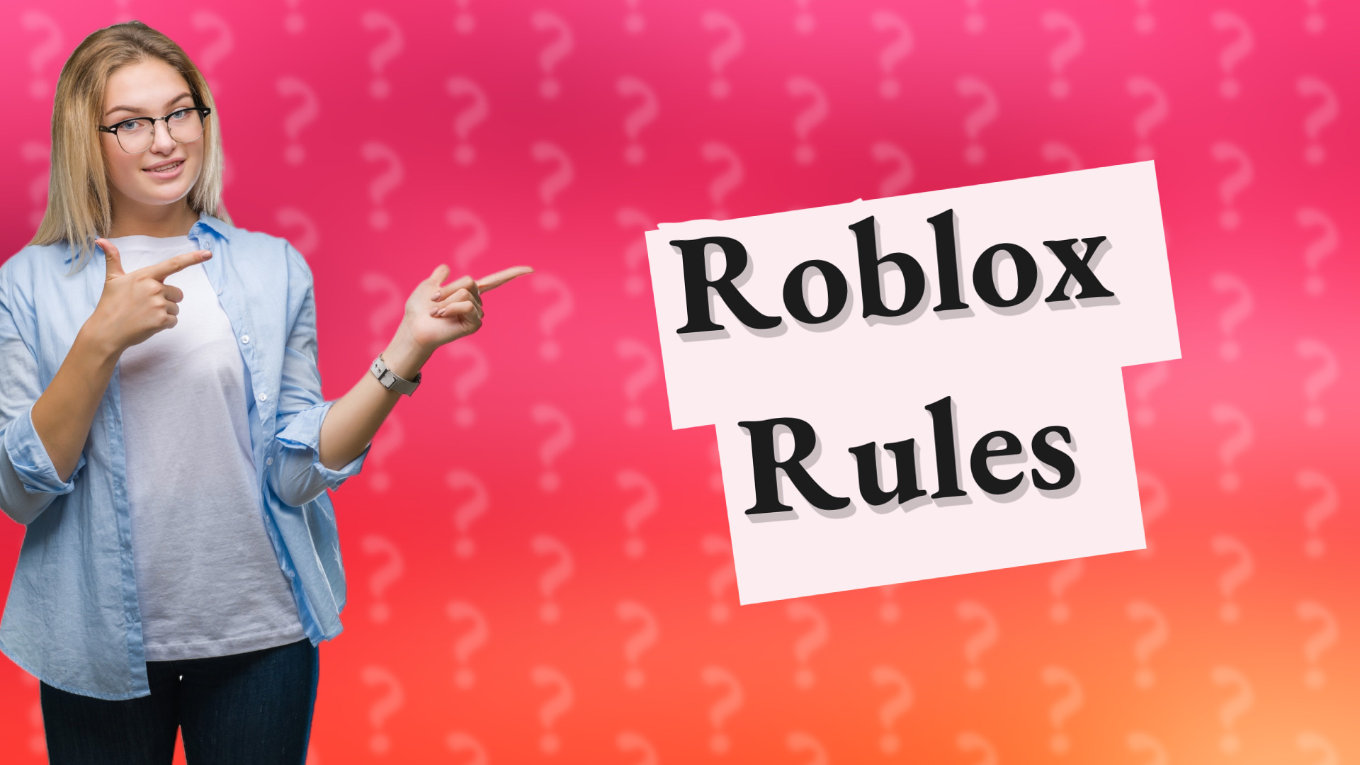 Roblox Rules