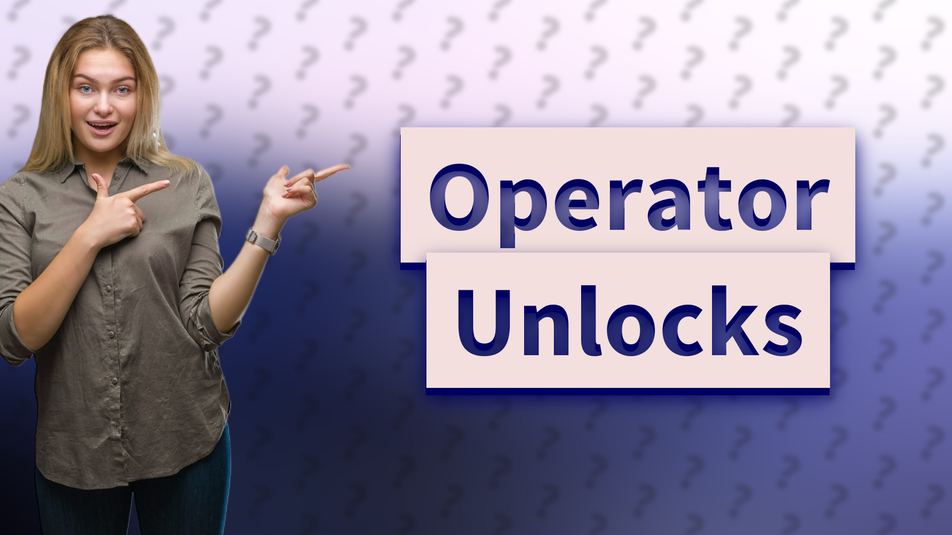 Operator Unlocks