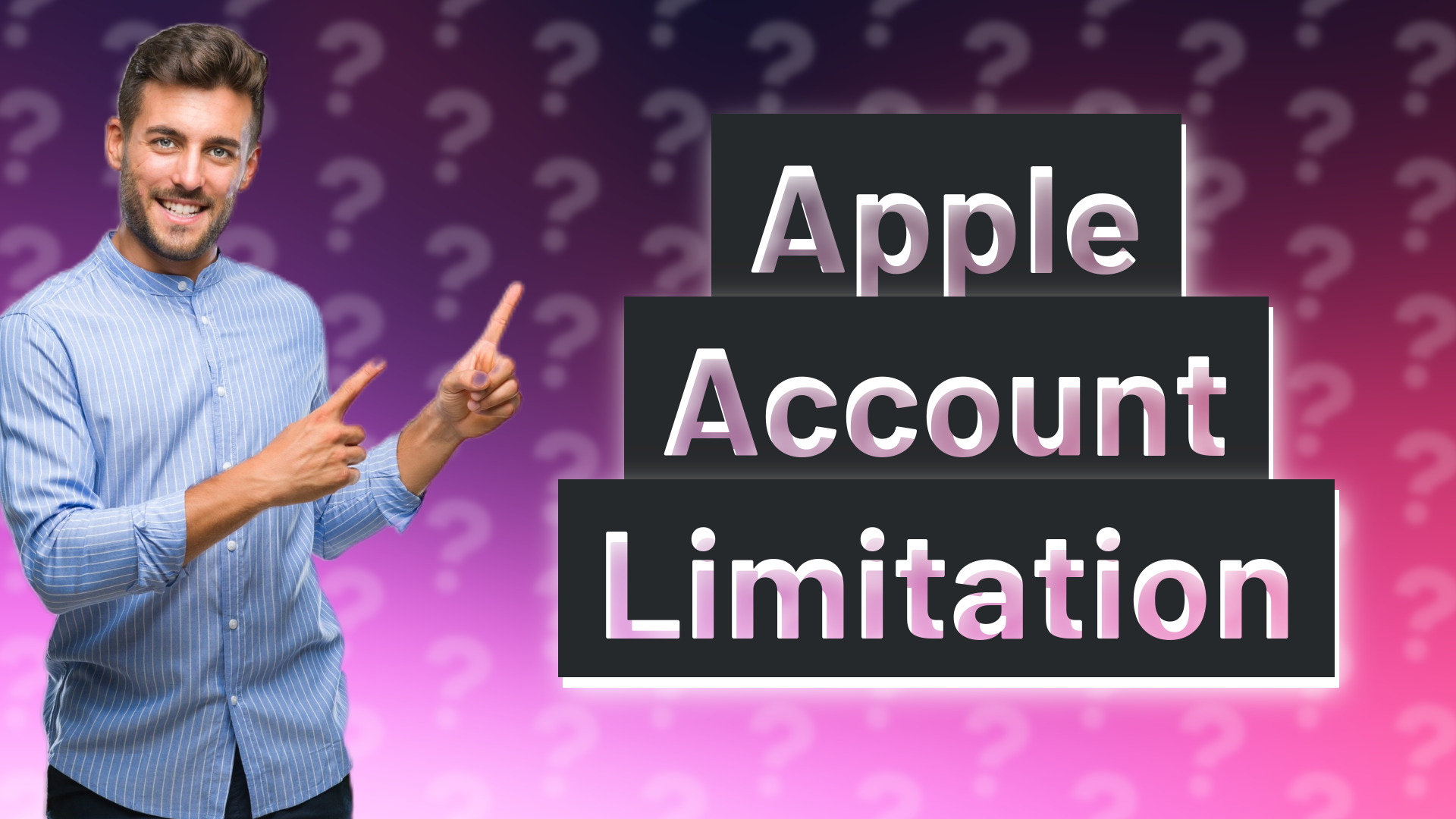 Apple Account Limitation