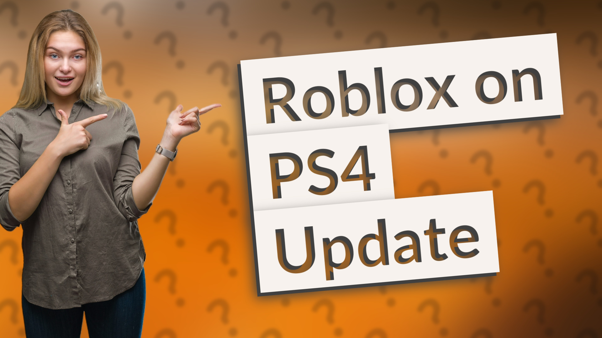 Roblox on PS4 Update
