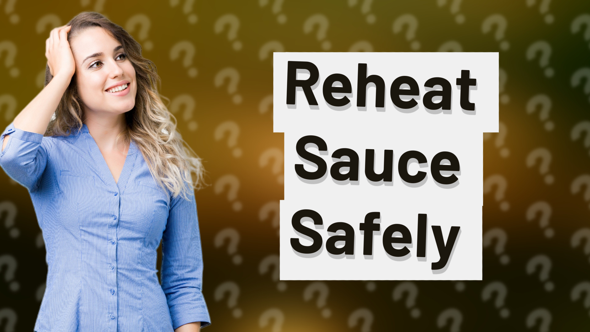 Reheat Sauce Safely