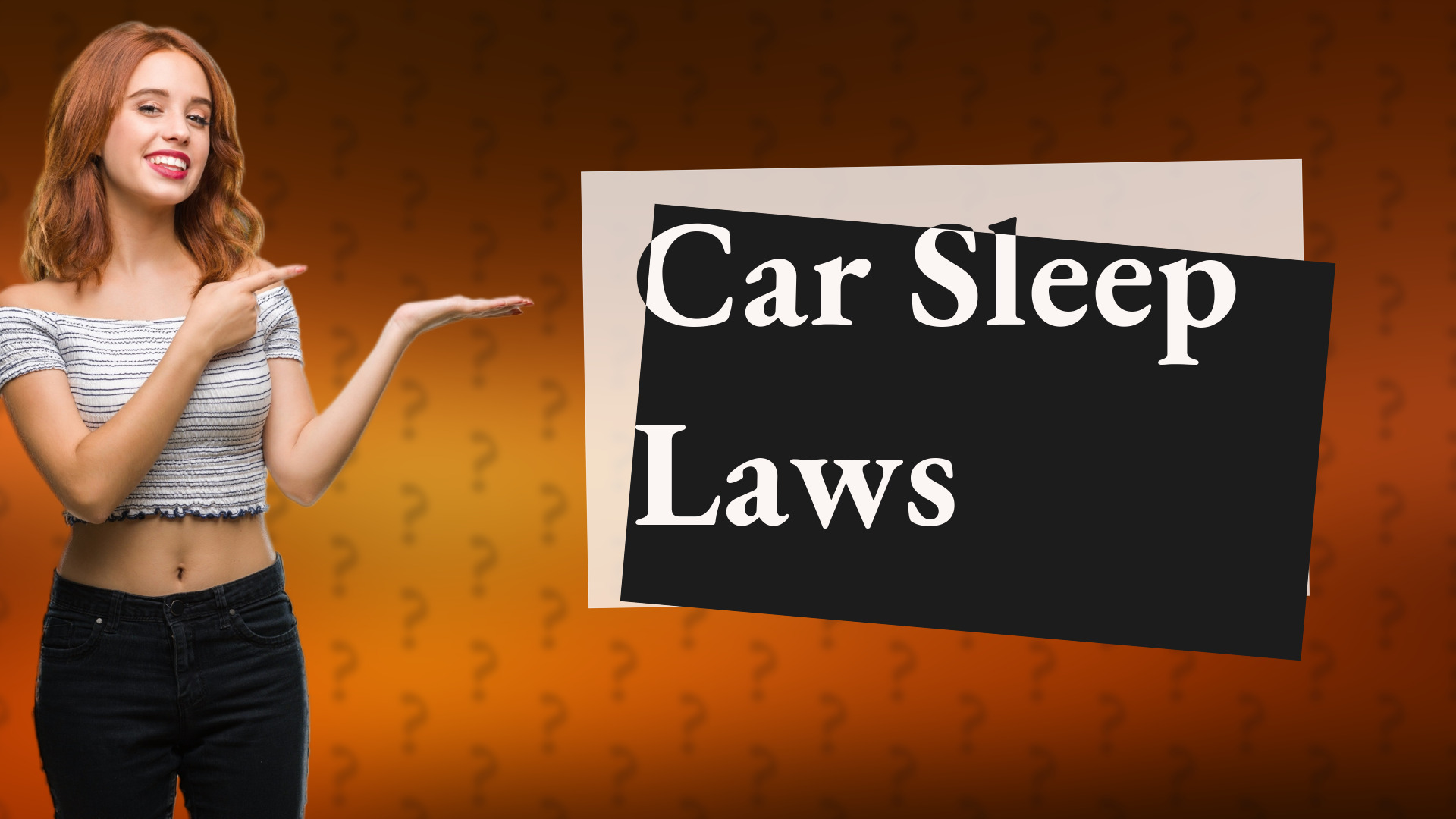 Car Sleep Laws