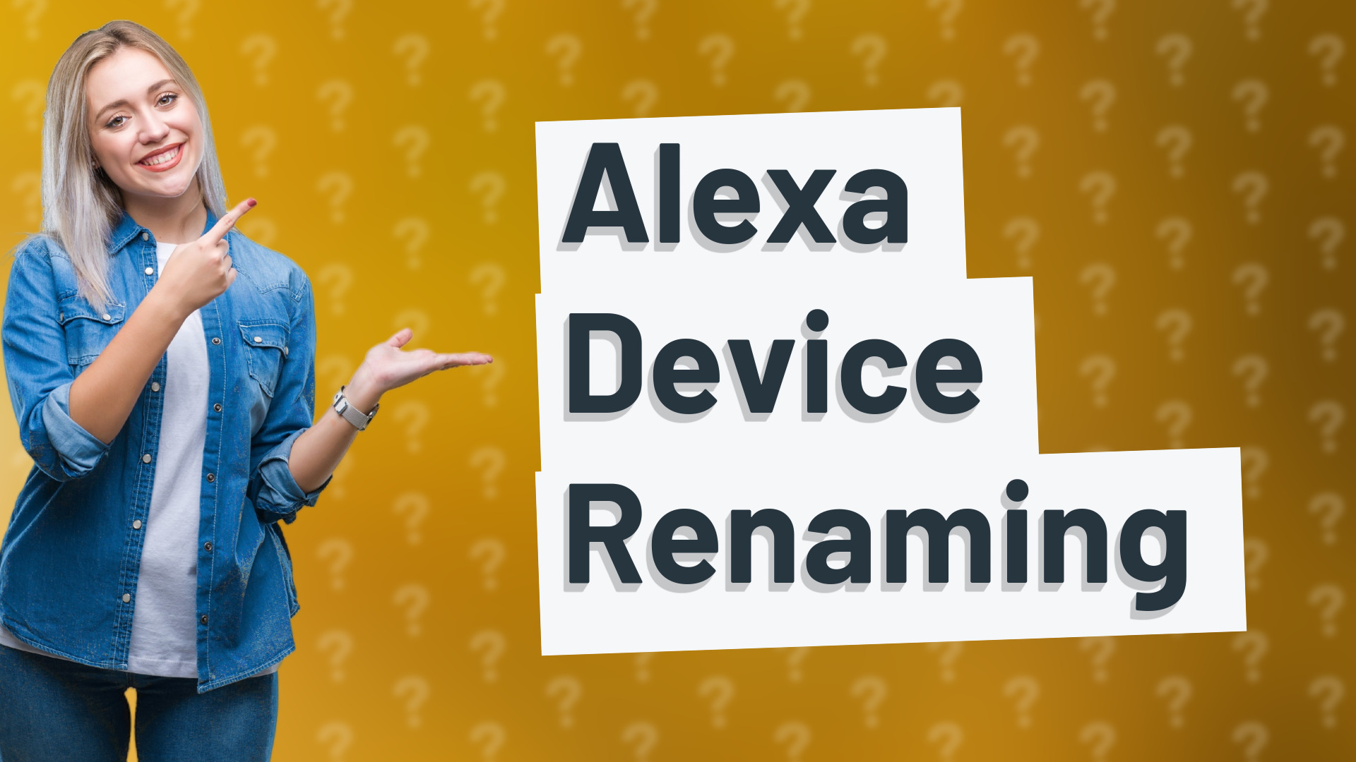 Alexa Device Renaming