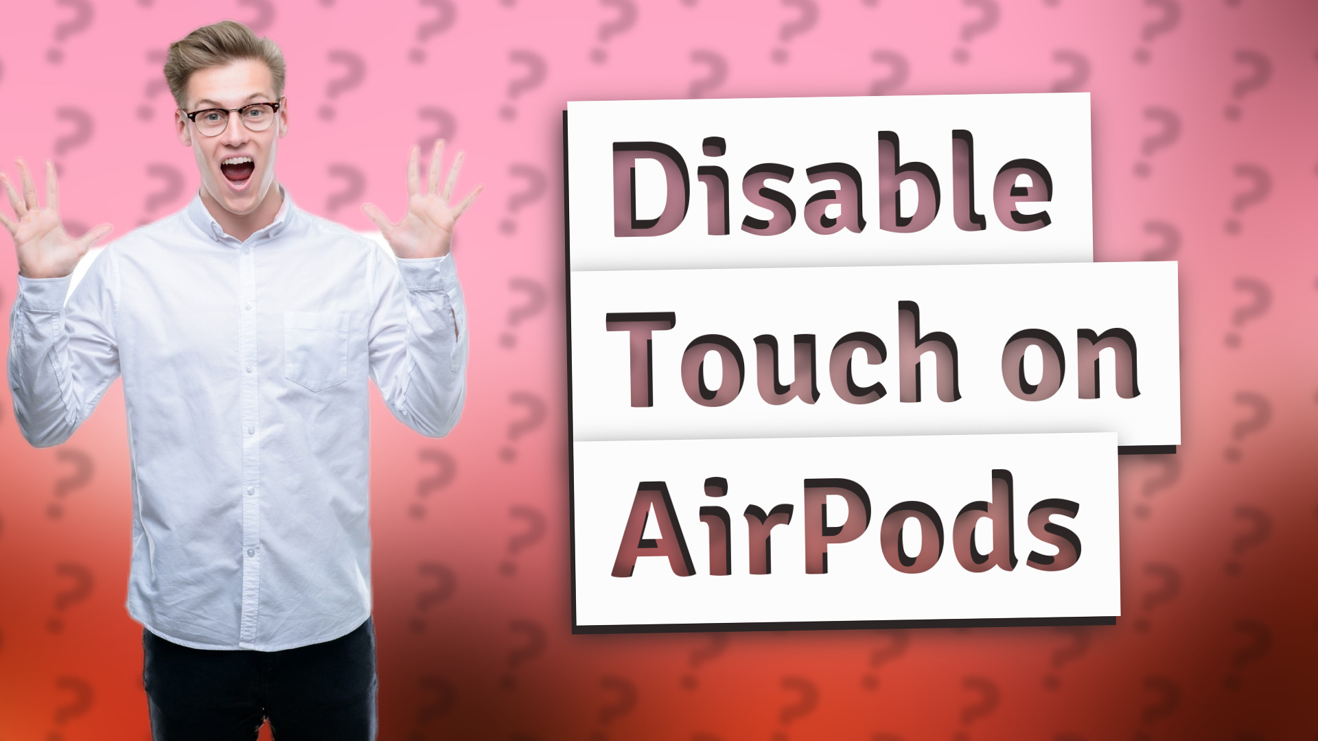 Disable Touch on AirPods
