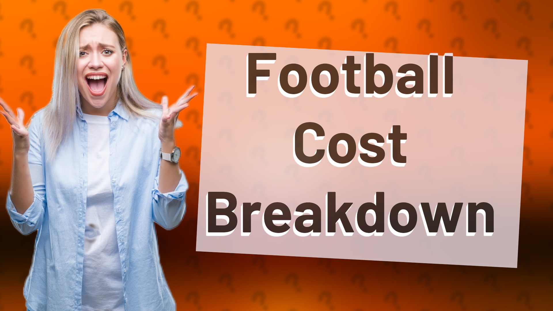 Football Cost Breakdown