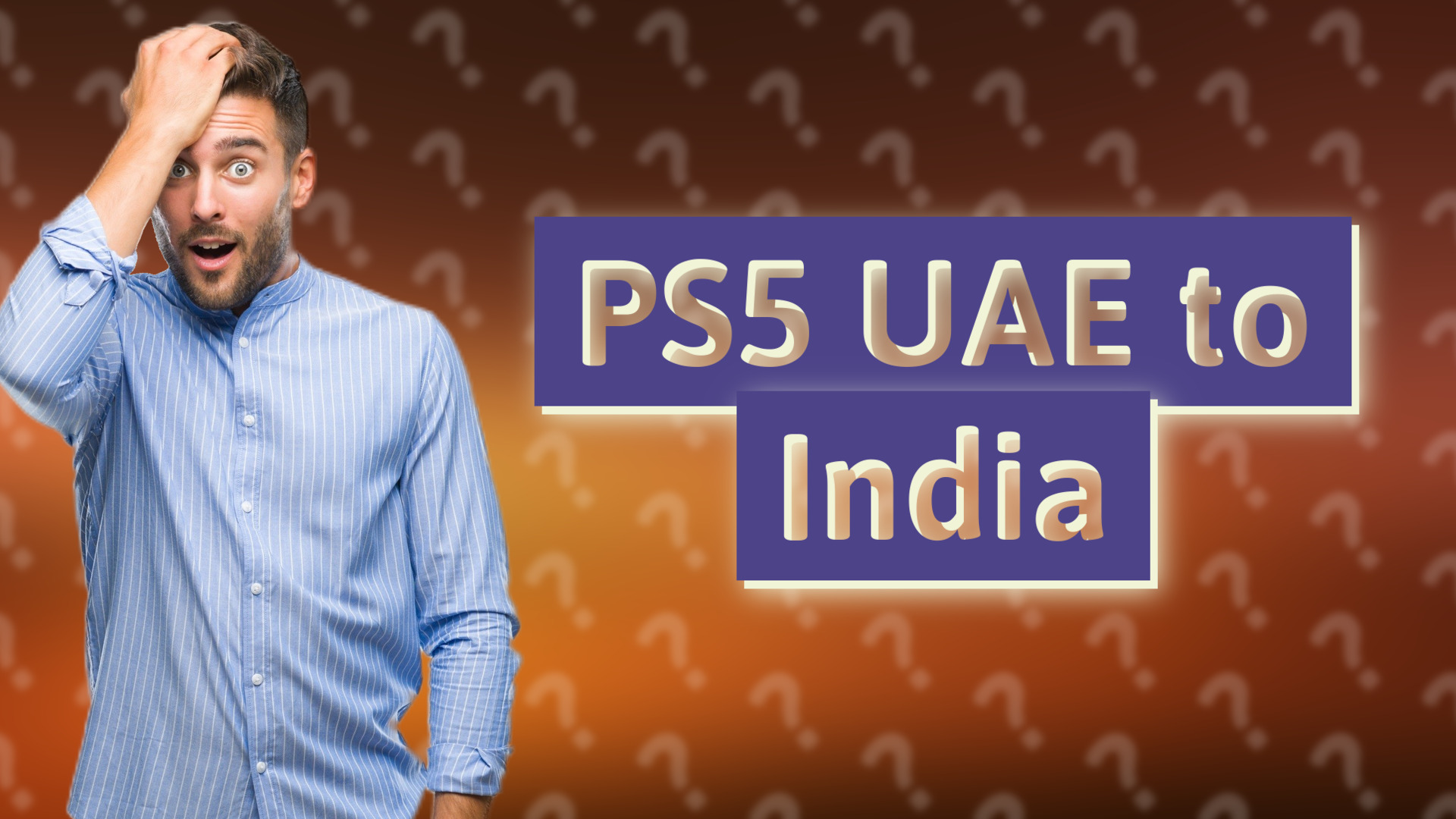 PS5 UAE to India