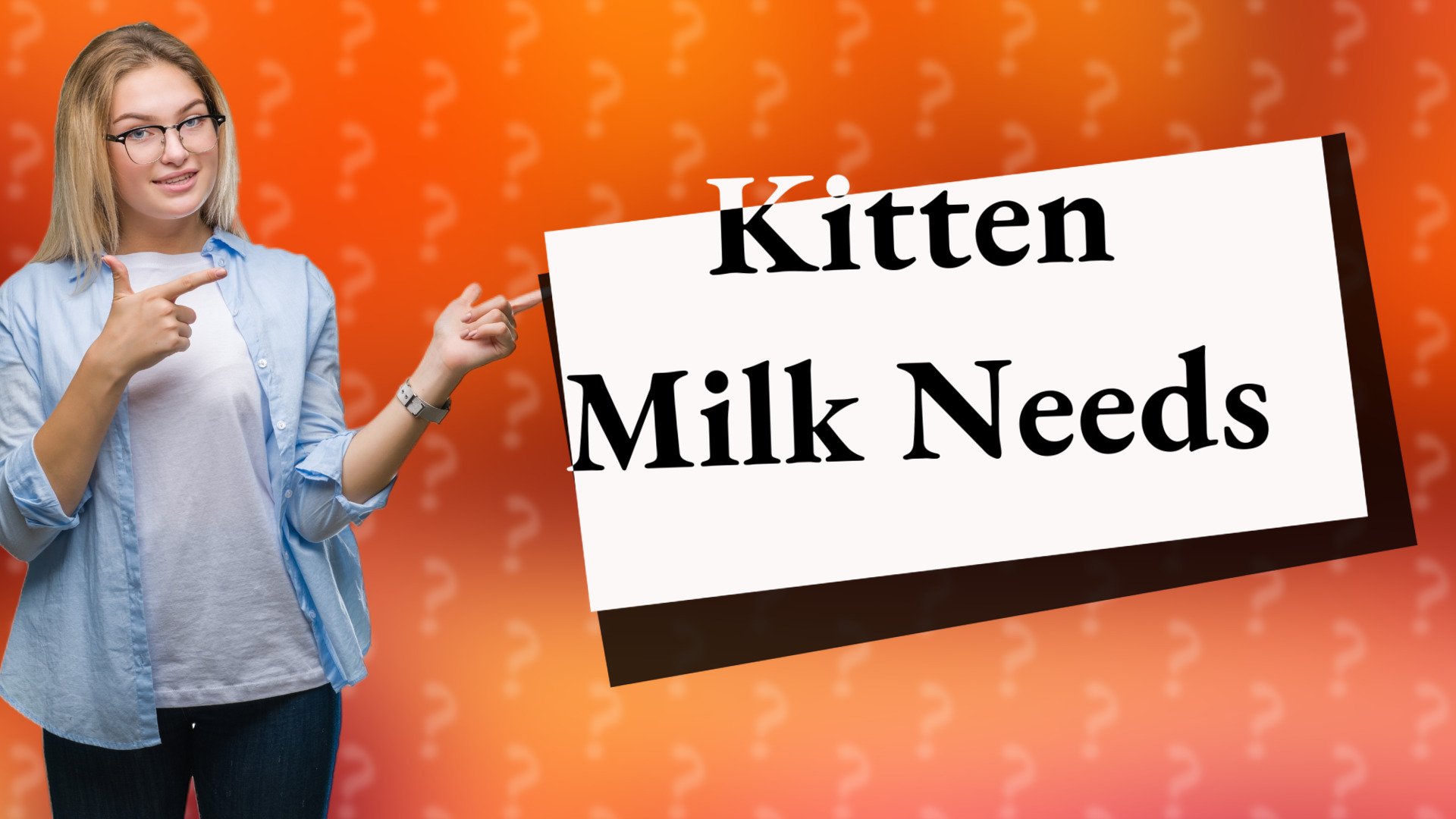 Kitten Milk Needs