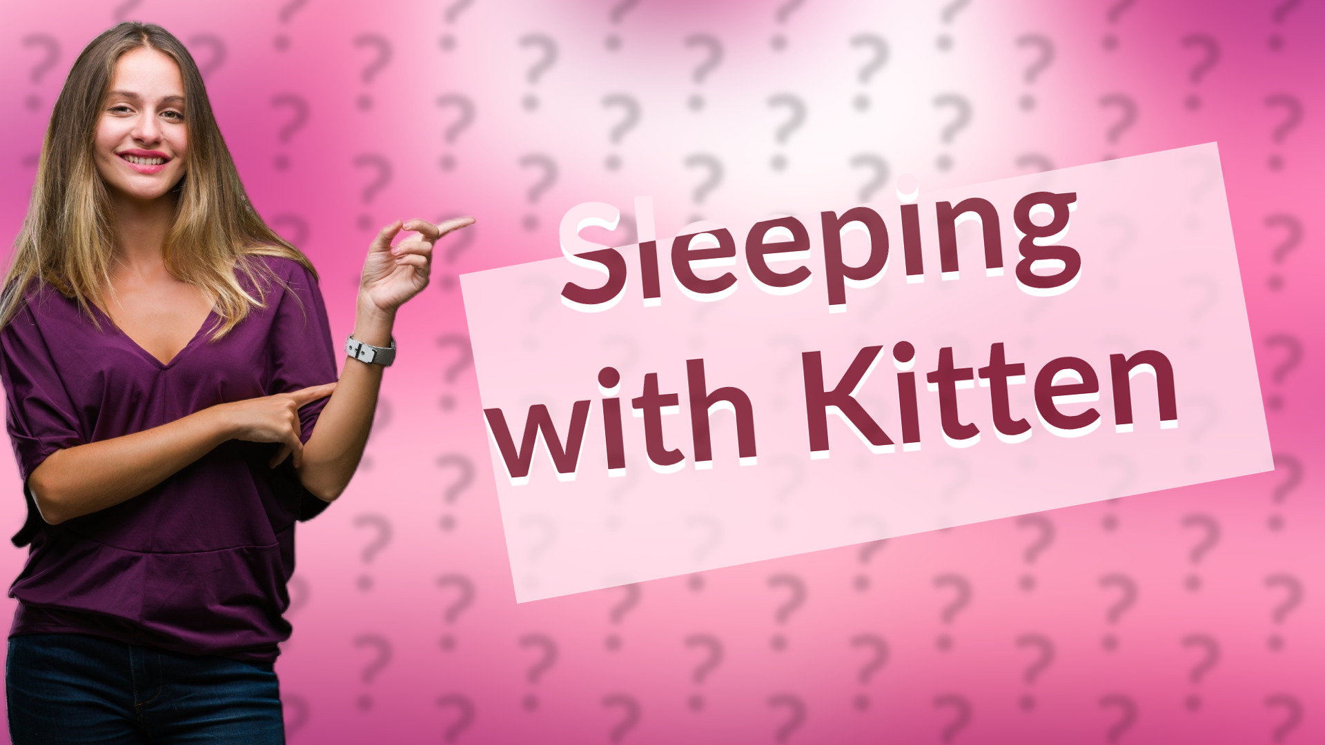 Sleeping with Kitten