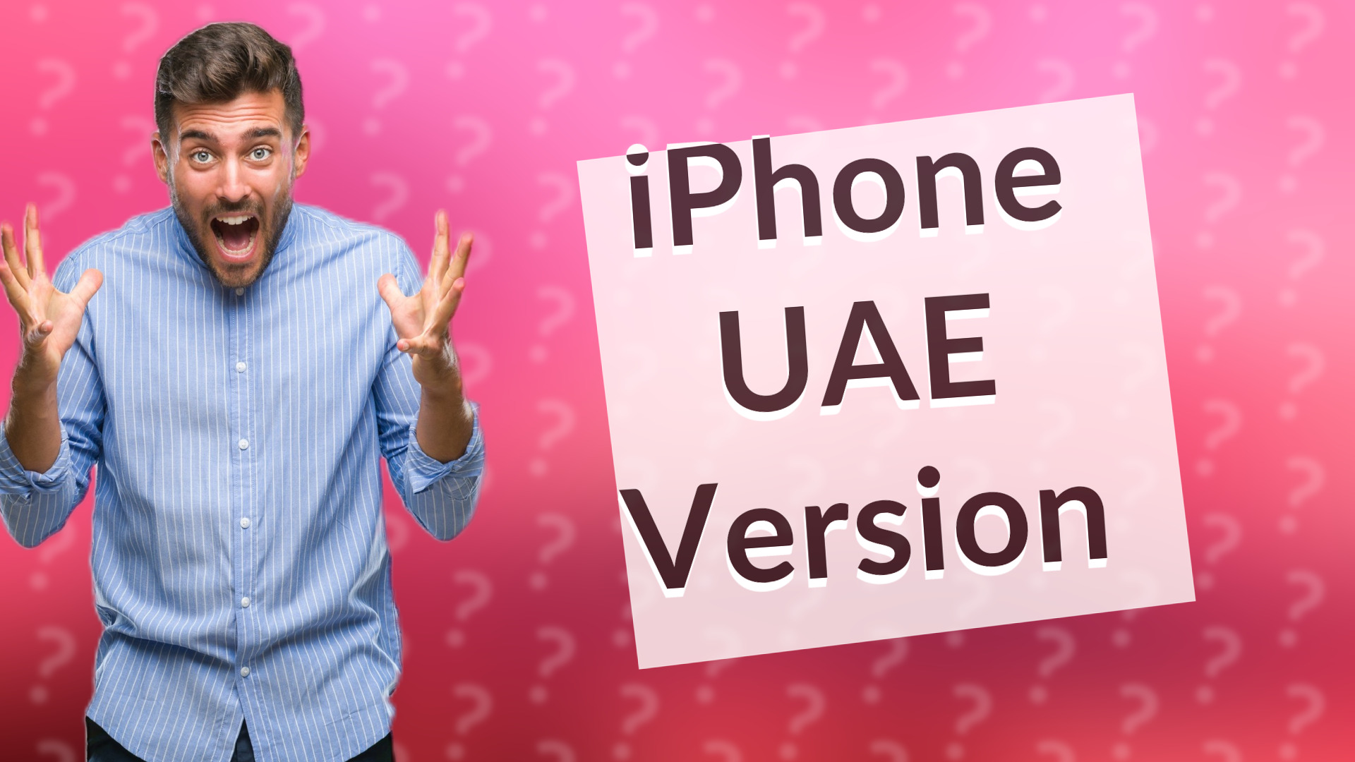 iPhone UAE Version