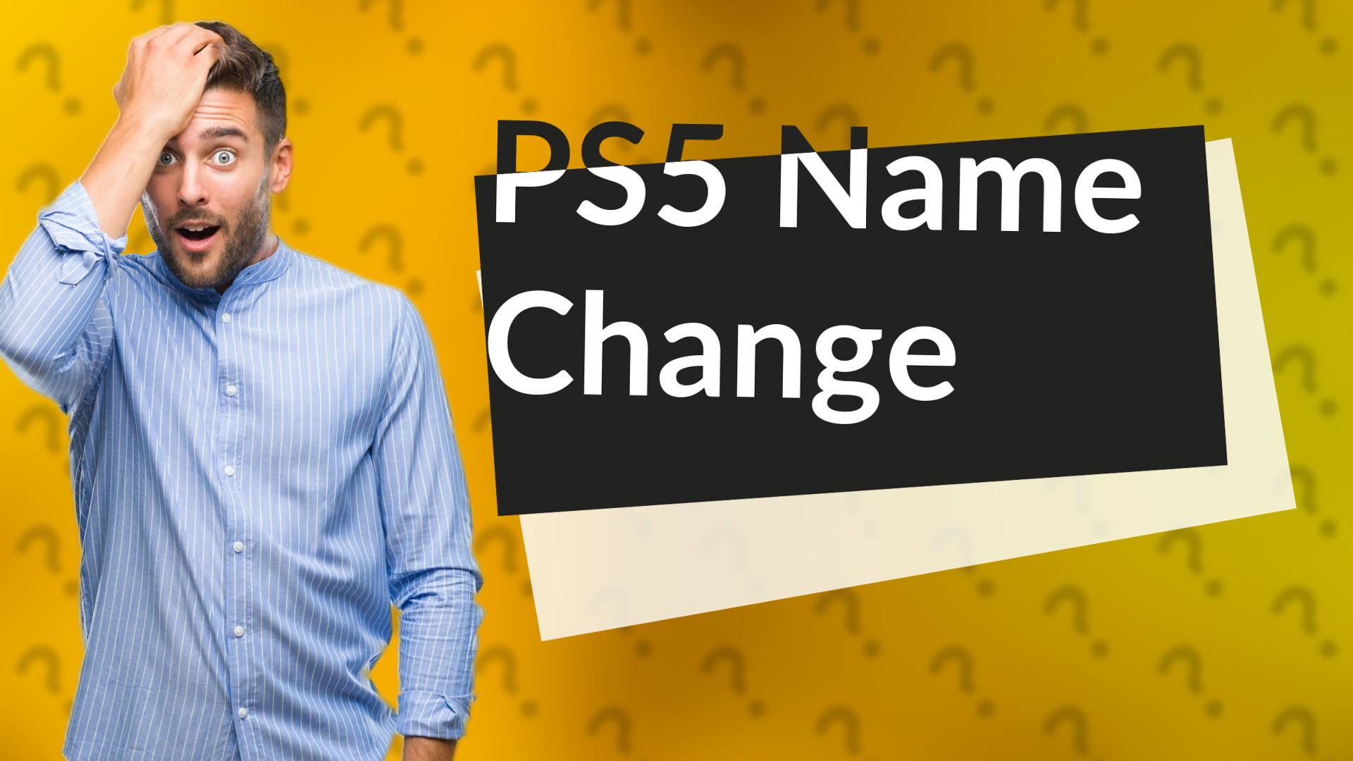 PS5 Name Change