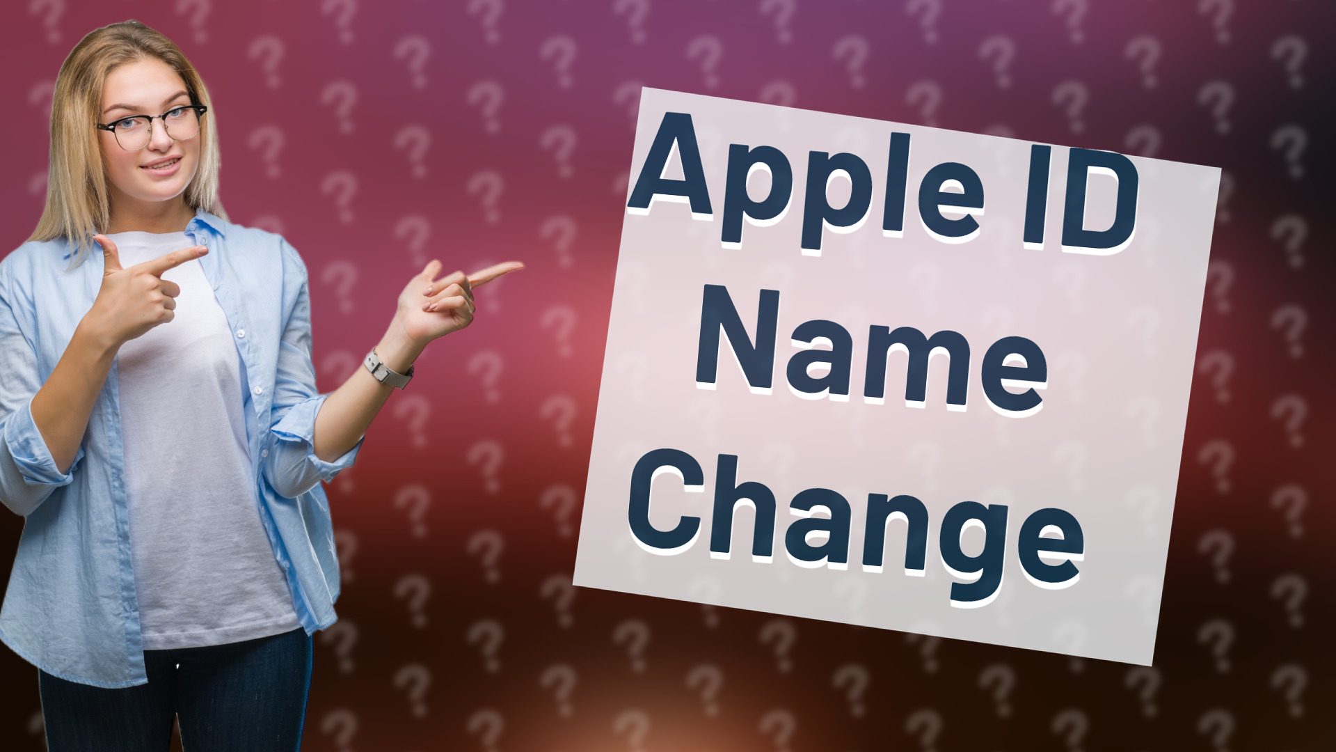 Apple ID Name Change