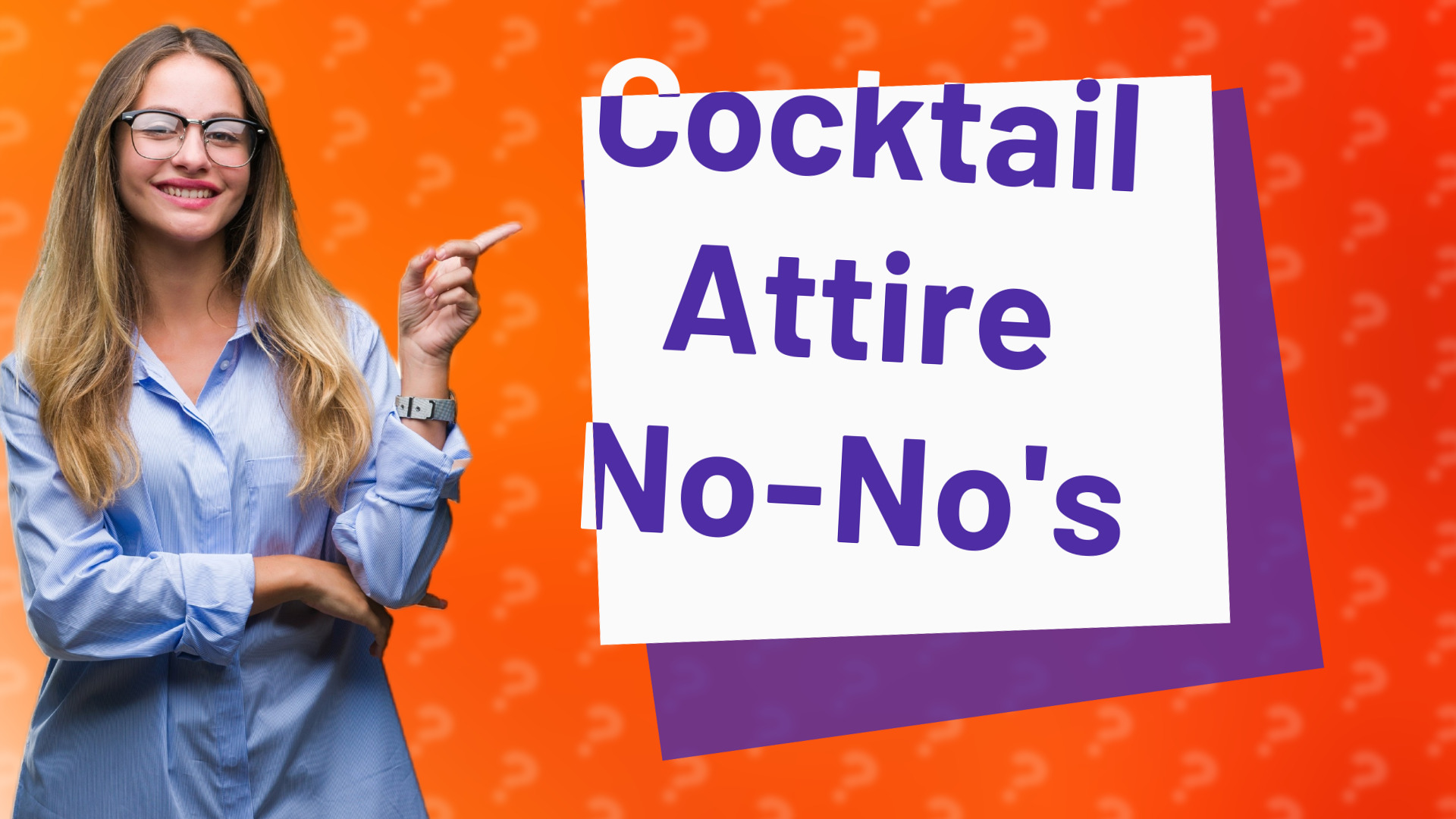 Cocktail Attire No-No's