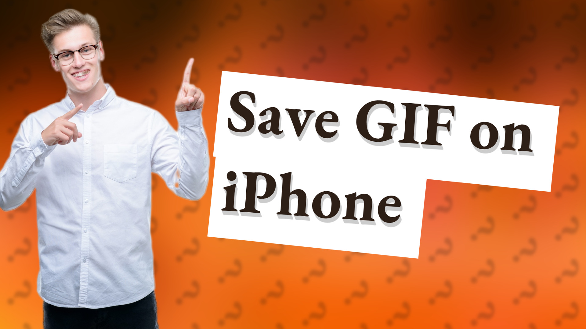 Save GIF on iPhone