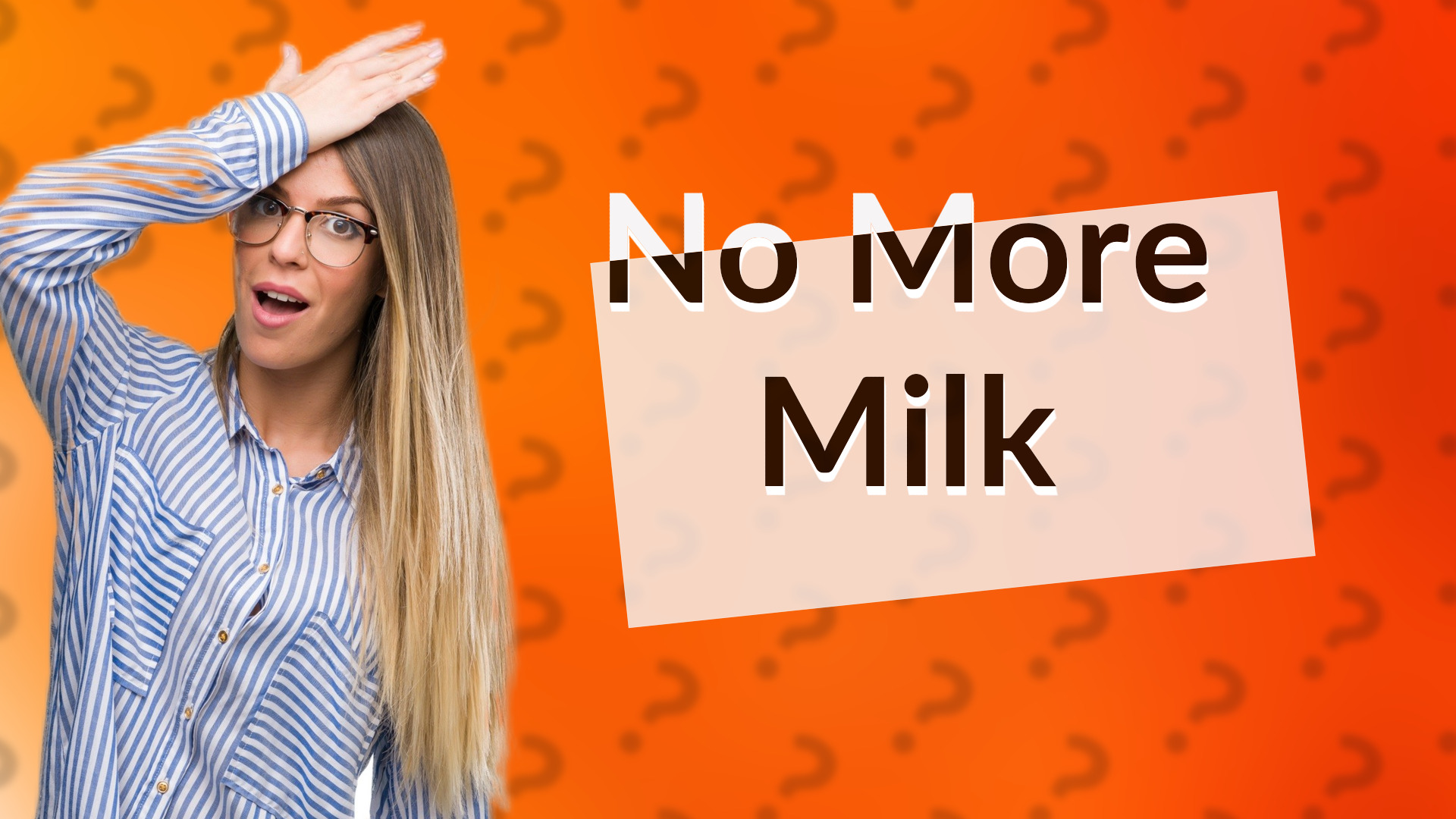 No More Milk