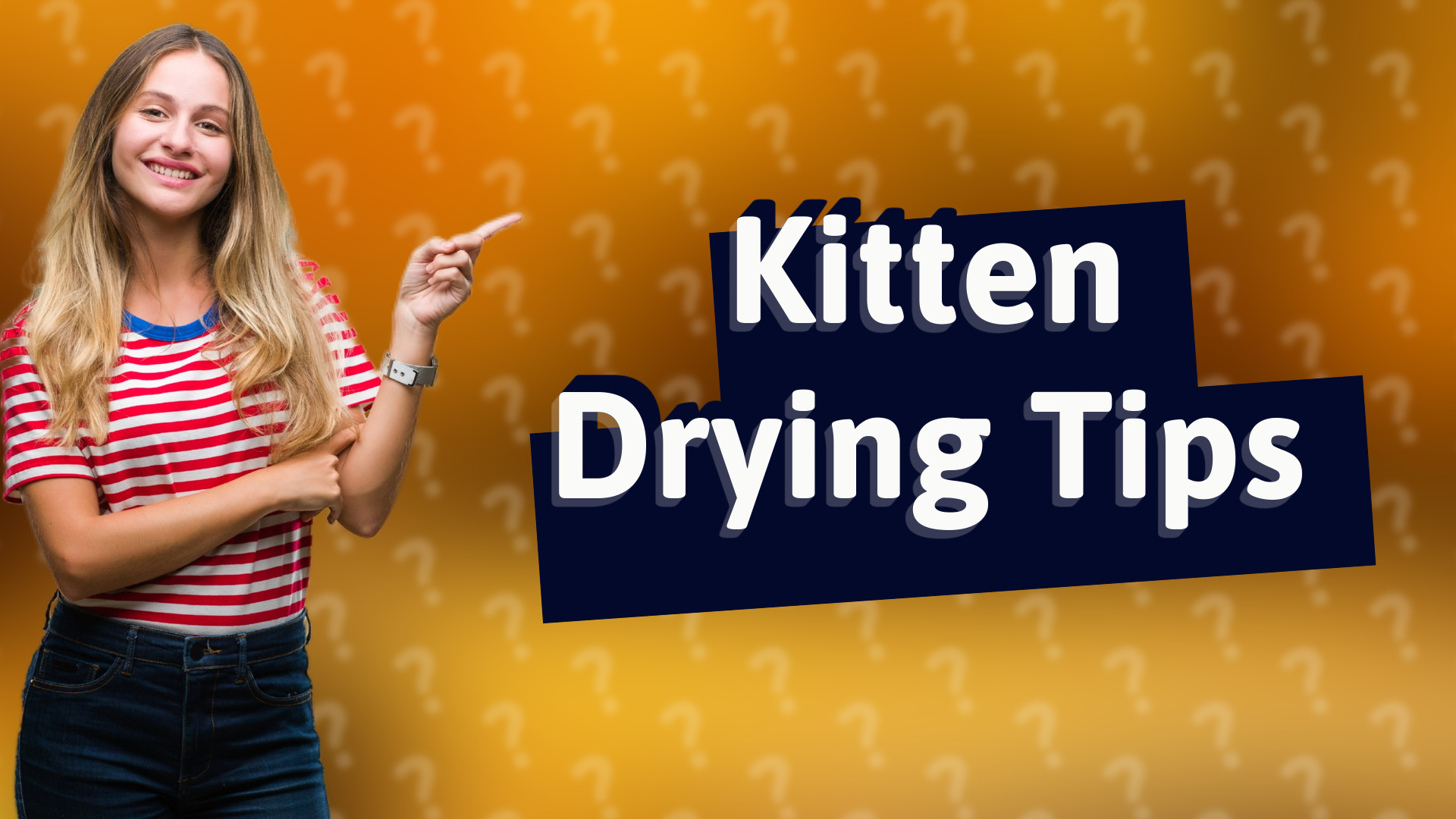 Kitten Drying Tips