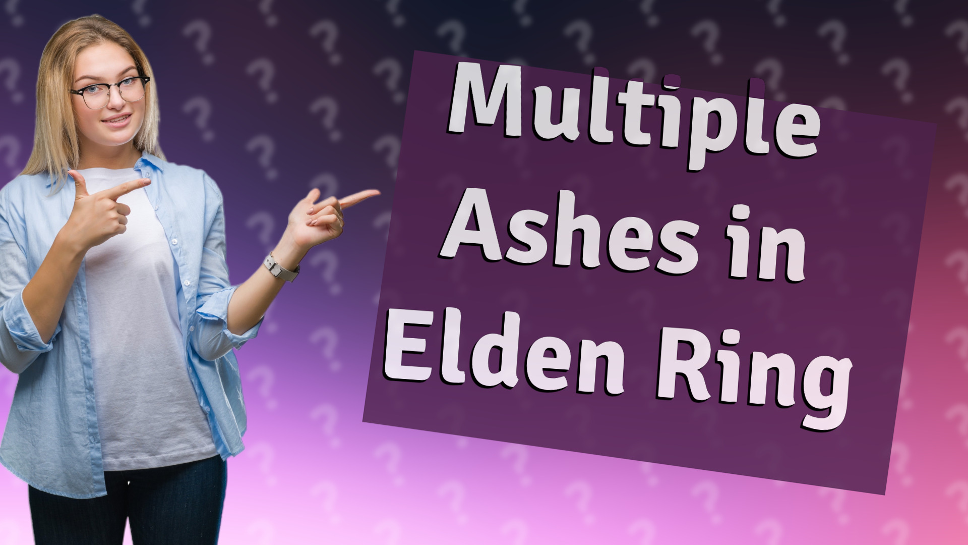 Multiple Ashes in Elden Ring