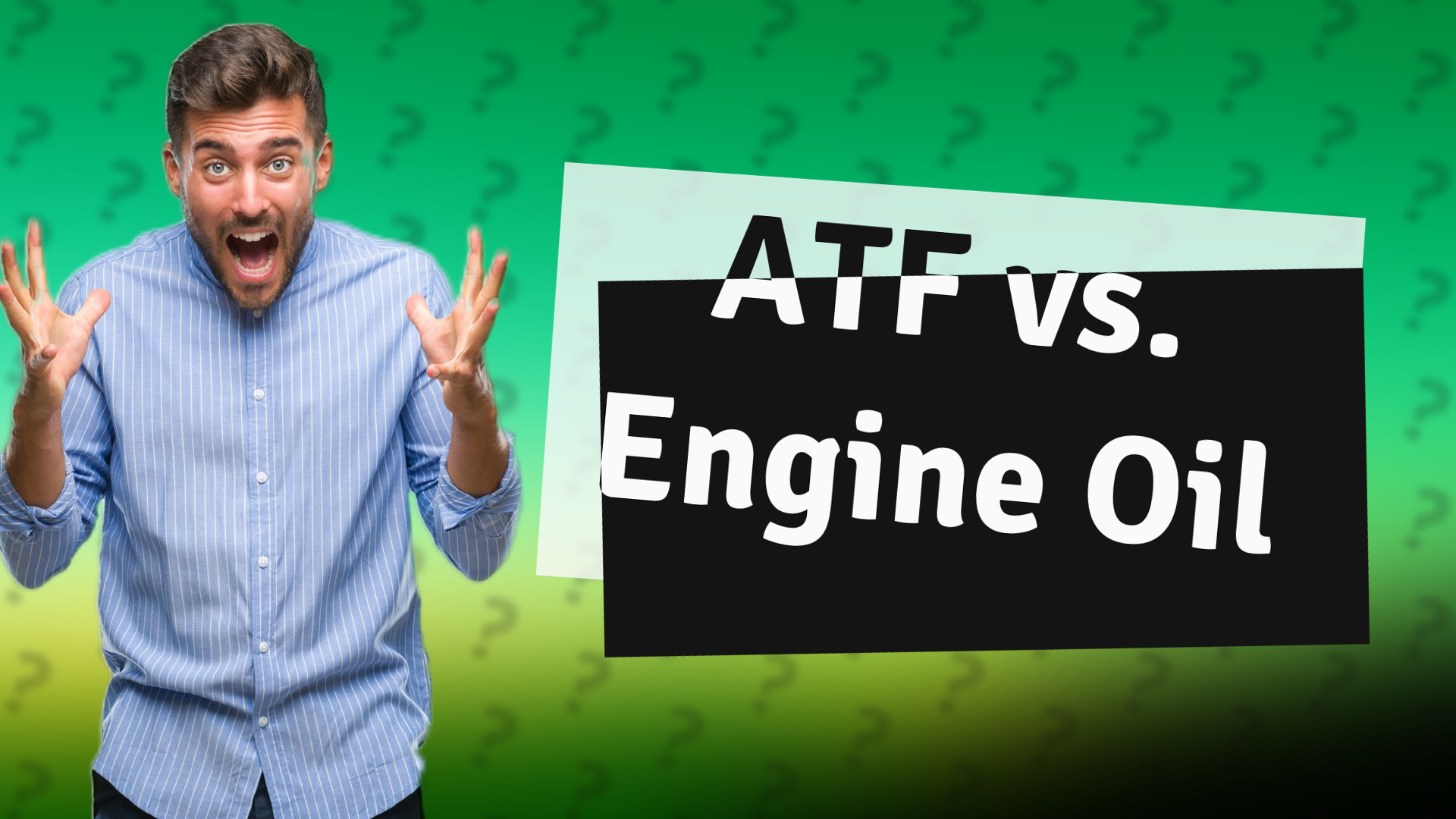 ATF vs. Engine Oil