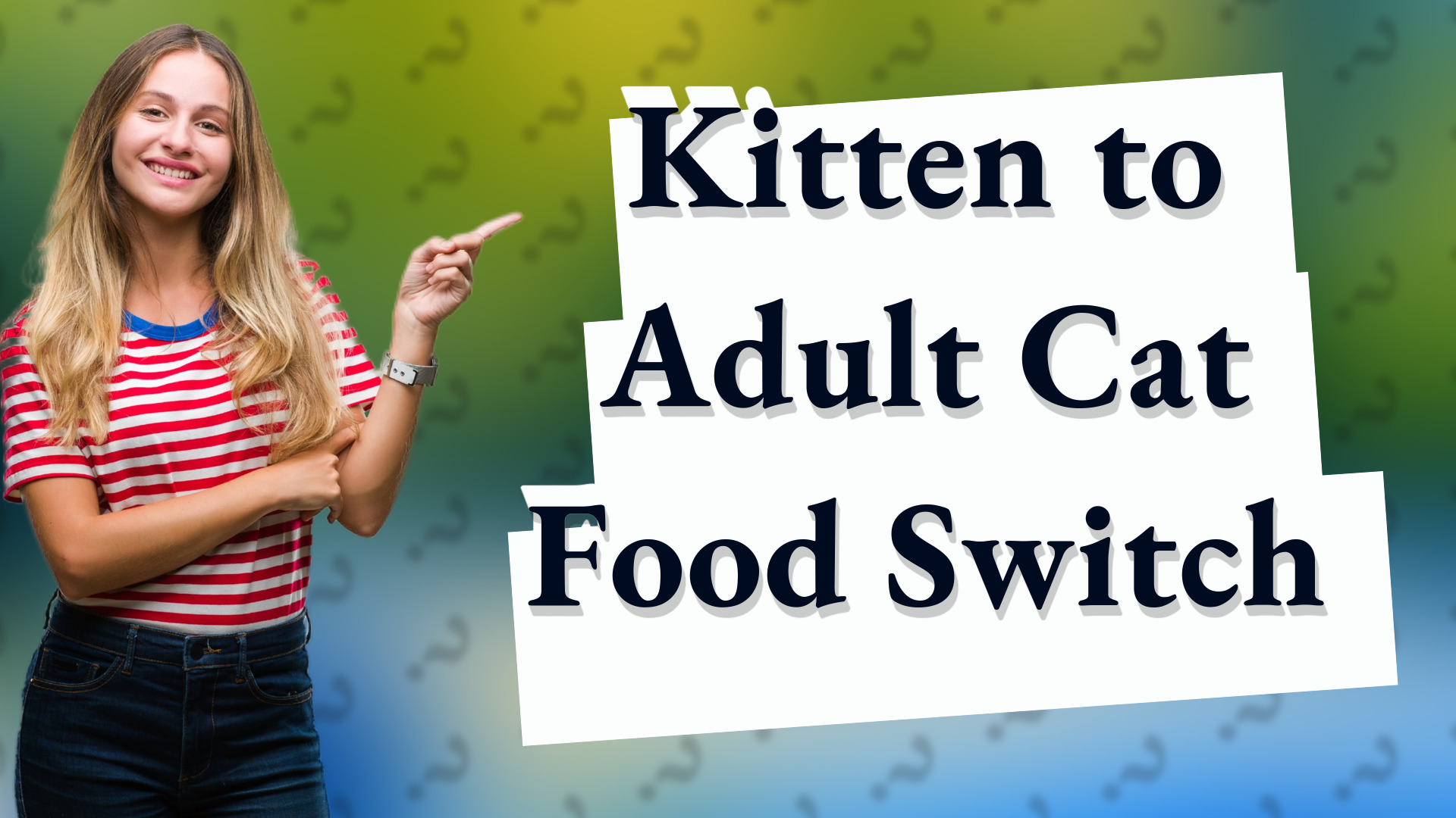 Kitten to Adult Cat Food Switch