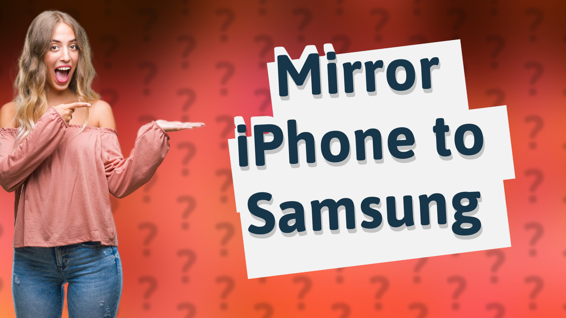 Mirror iPhone to Samsung