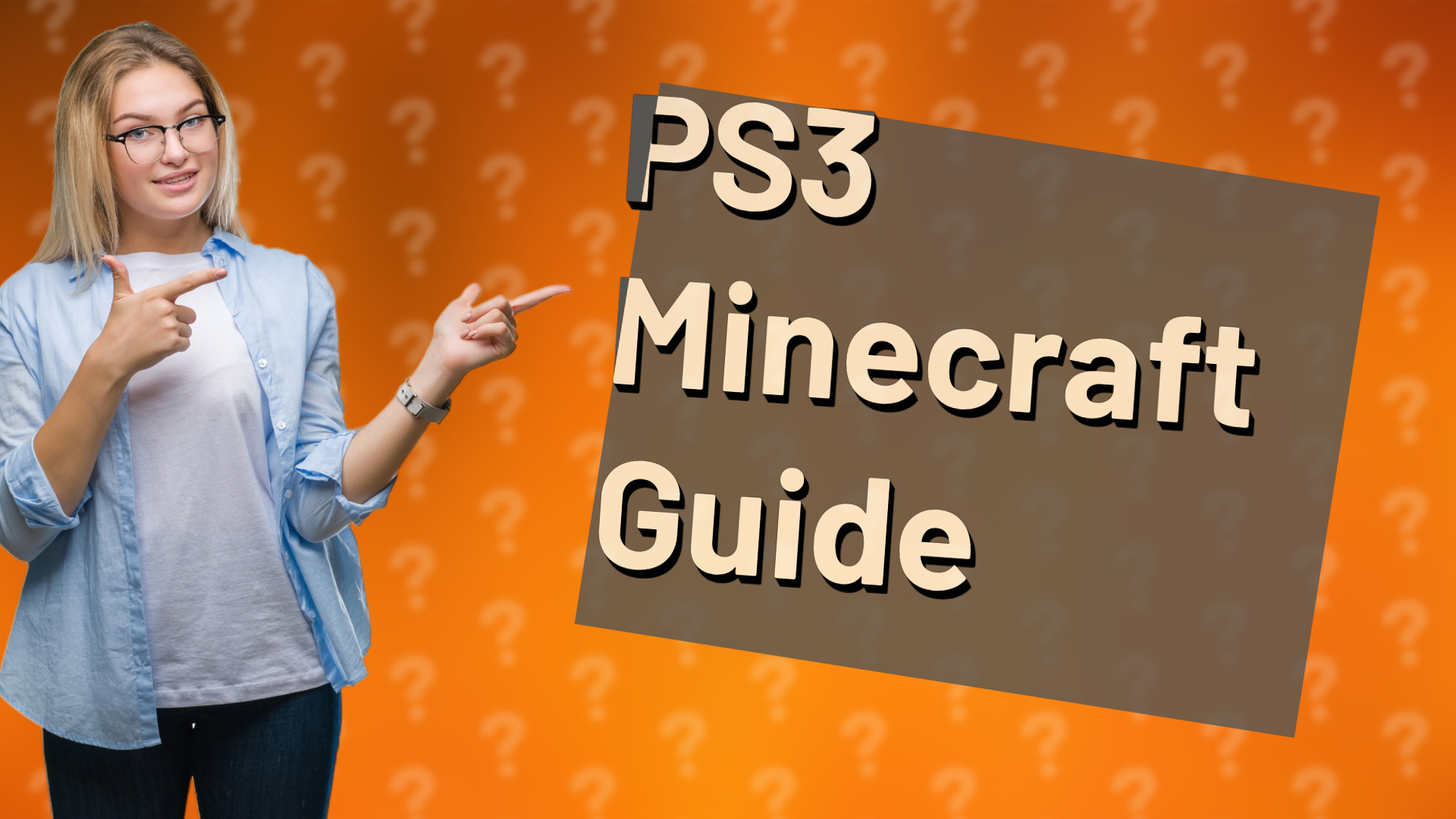 PS3 Minecraft Guide