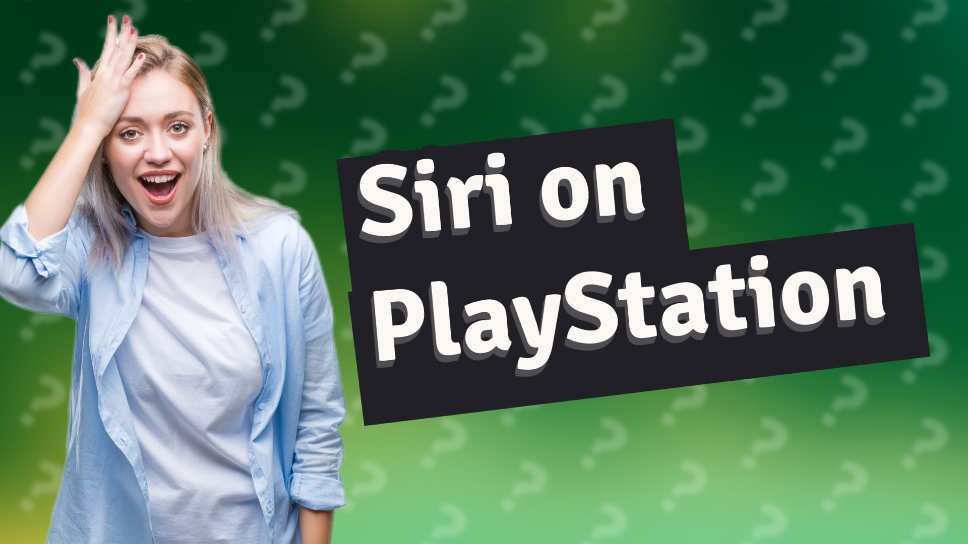 Siri on PlayStation
