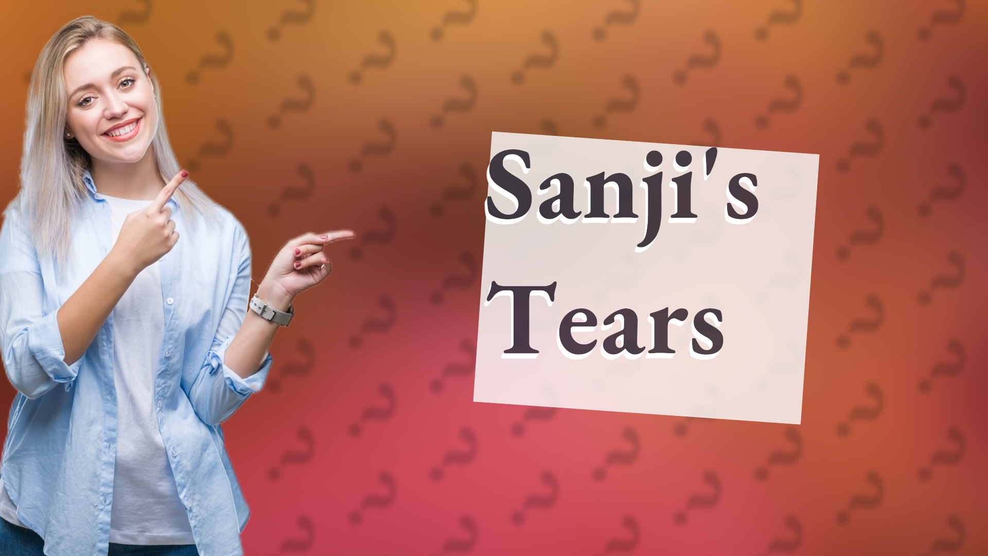 Sanji's Tears