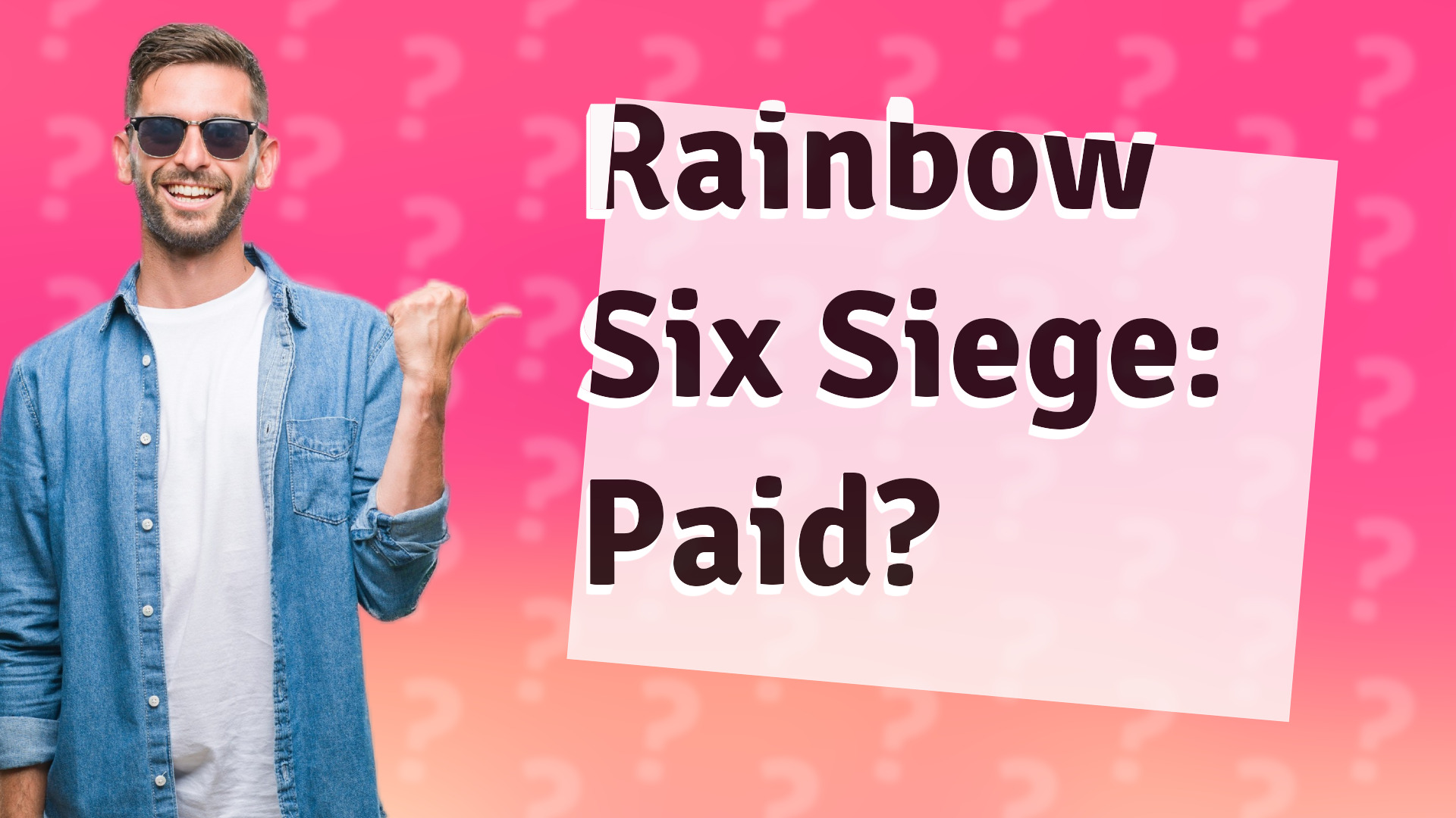Rainbow Six Siege: Paid?
