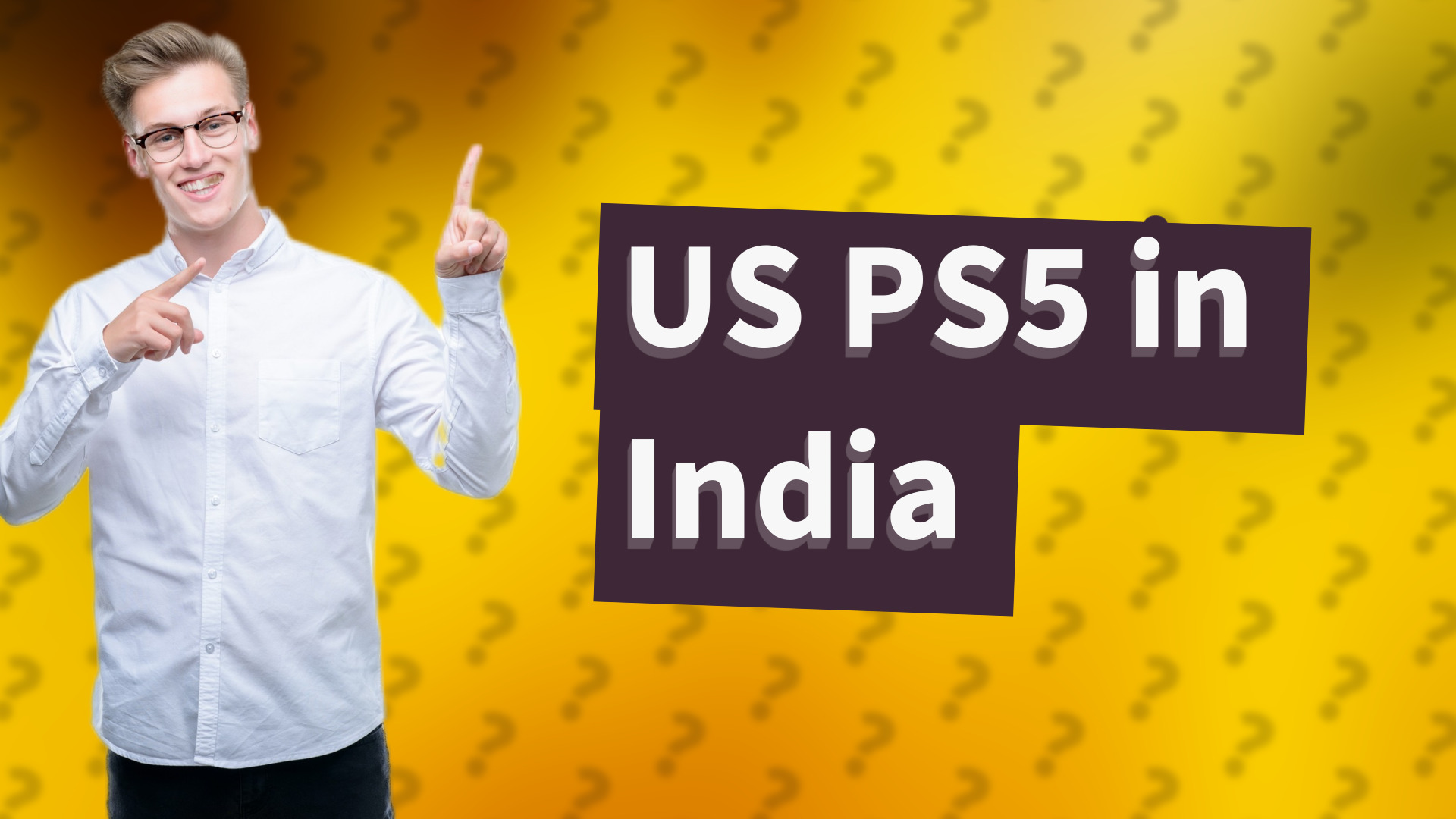 US PS5 in India