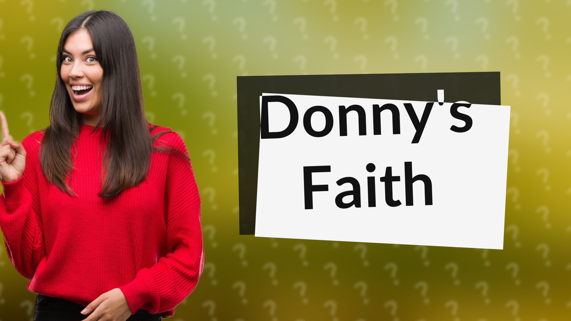 Donny's Faith