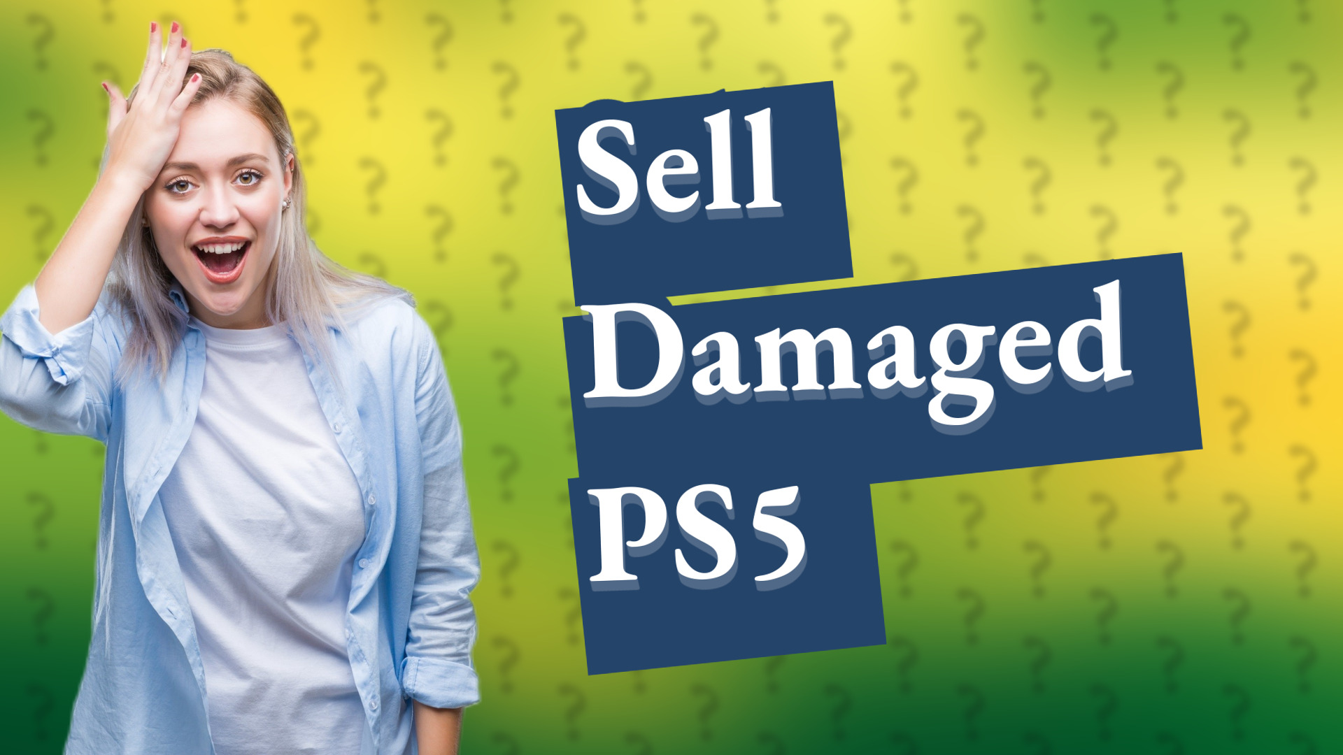 Sell Damaged PS5