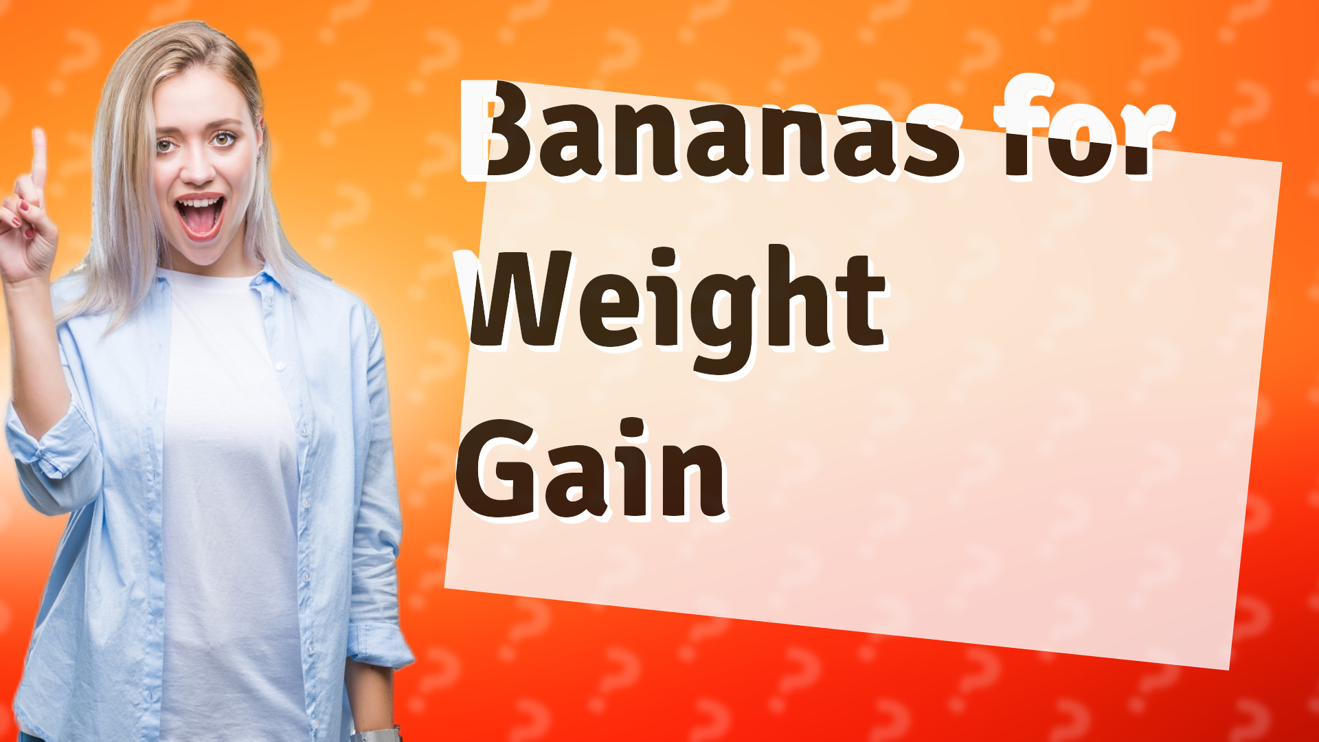 Bananas for Weight Gain