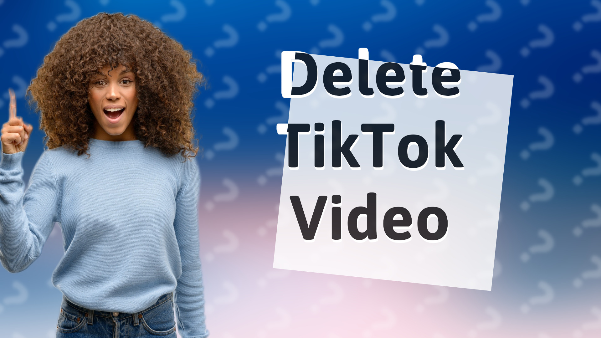 Delete TikTok Video