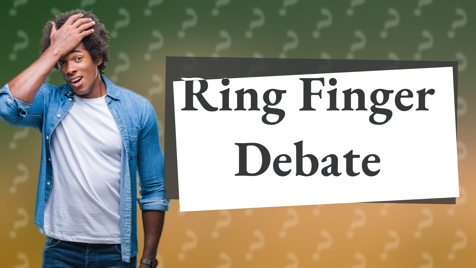 Ring Finger Debate