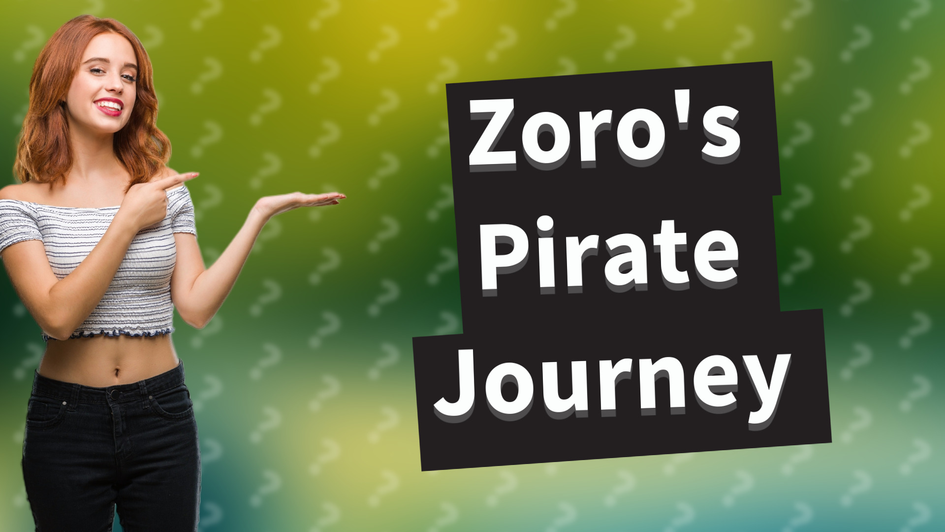 Zoro's Pirate Journey