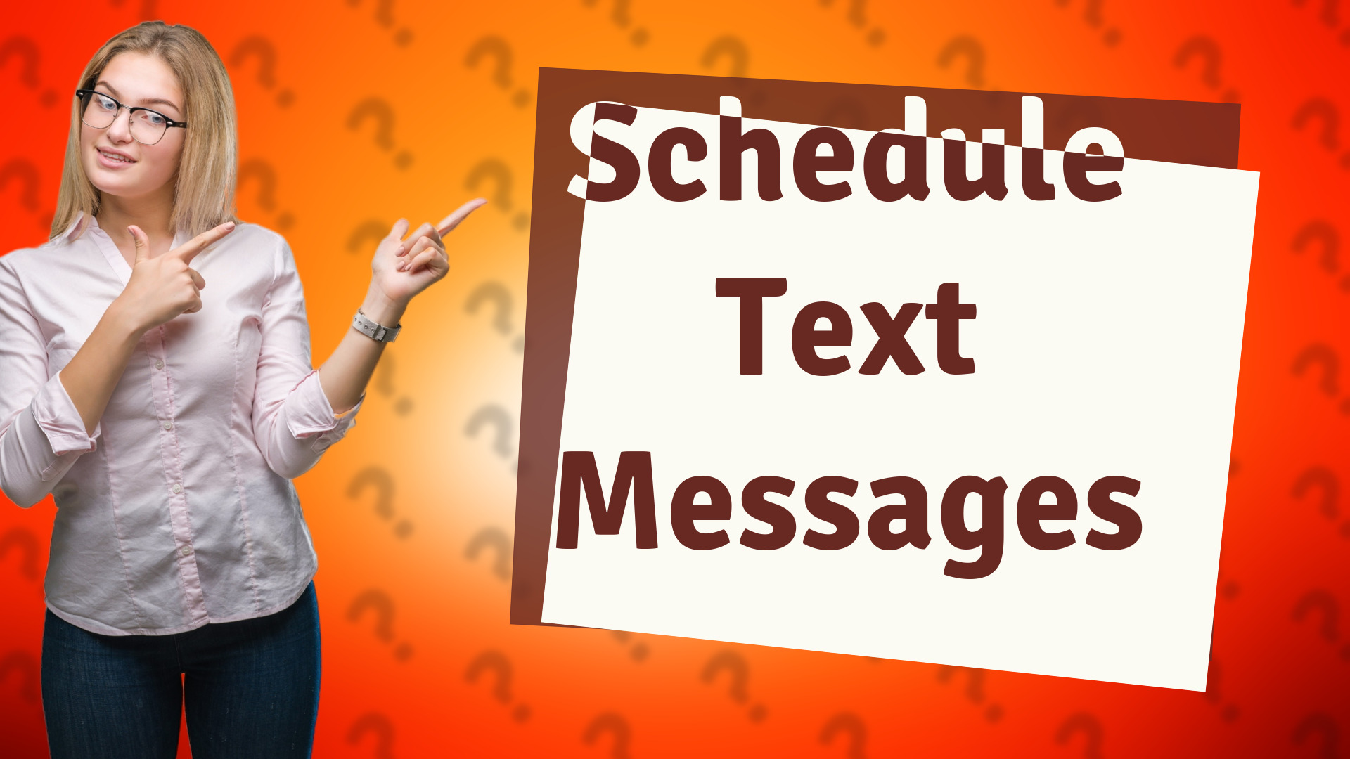 Schedule Text Messages