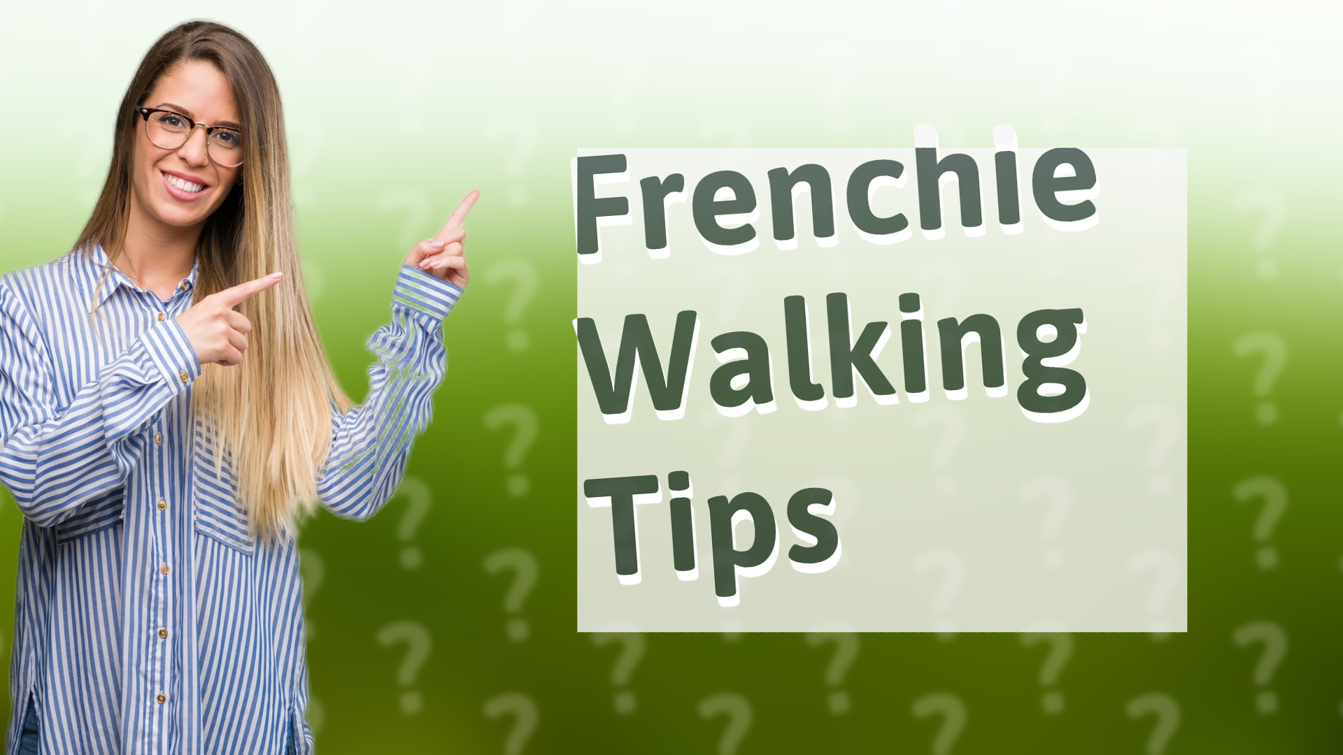 Frenchie Walking Tips