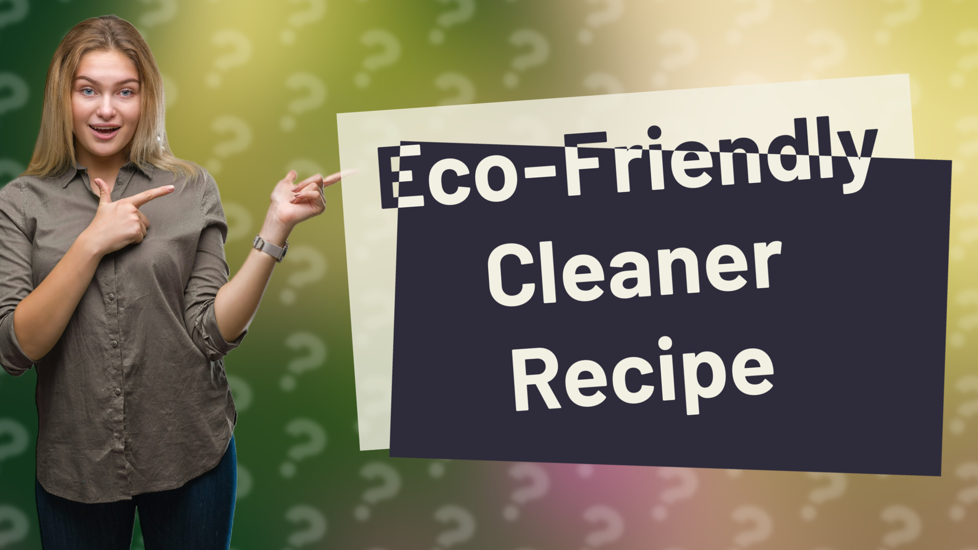 Eco-Friendly Cleaner Recipe