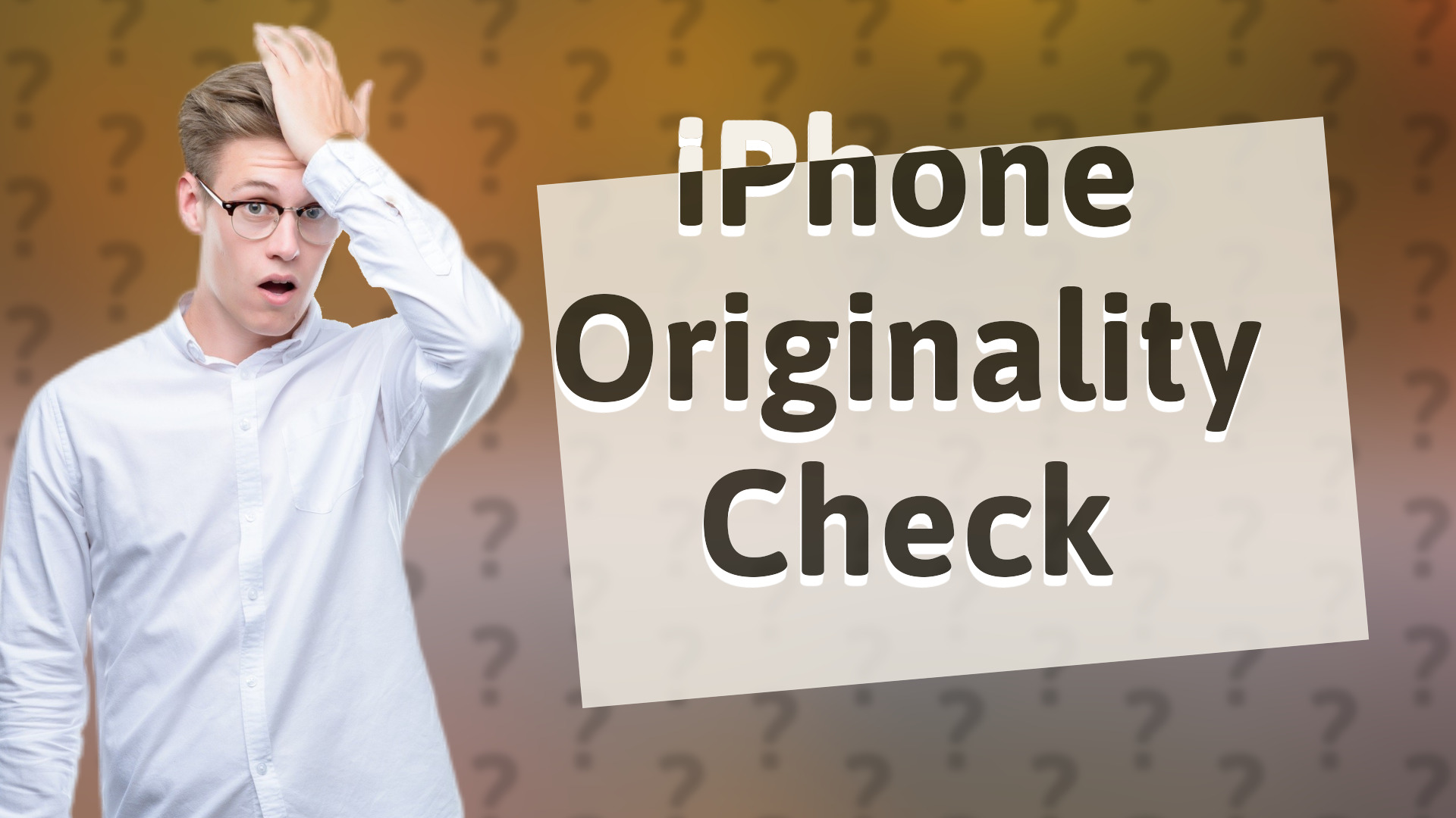 iPhone Originality Check