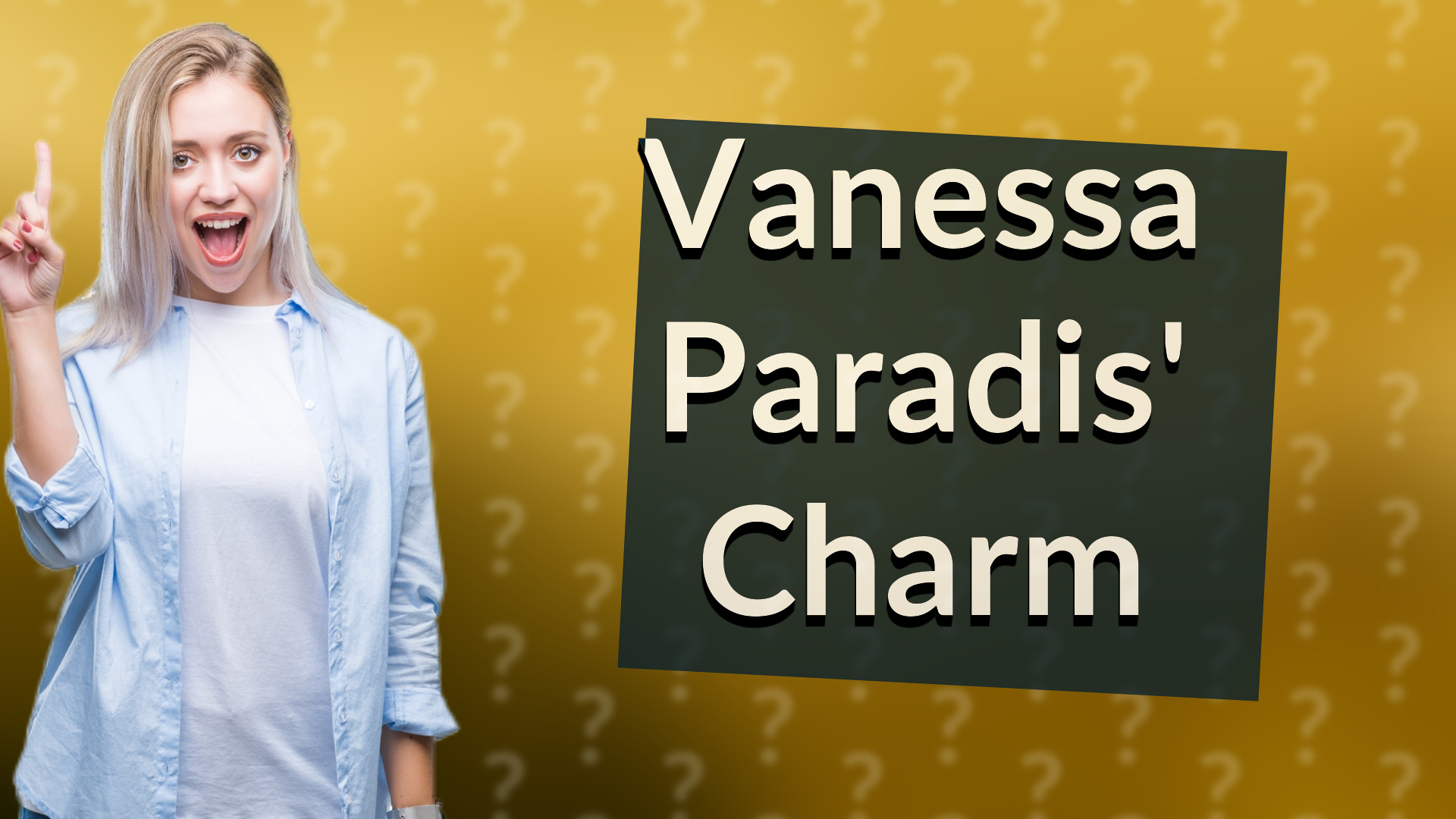 Vanessa Paradis' Charm