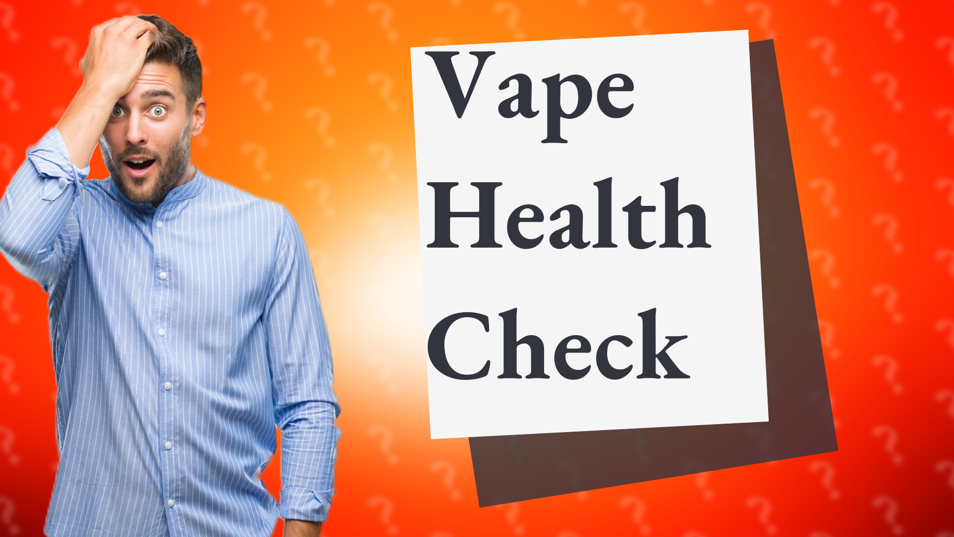 Vape Health Check