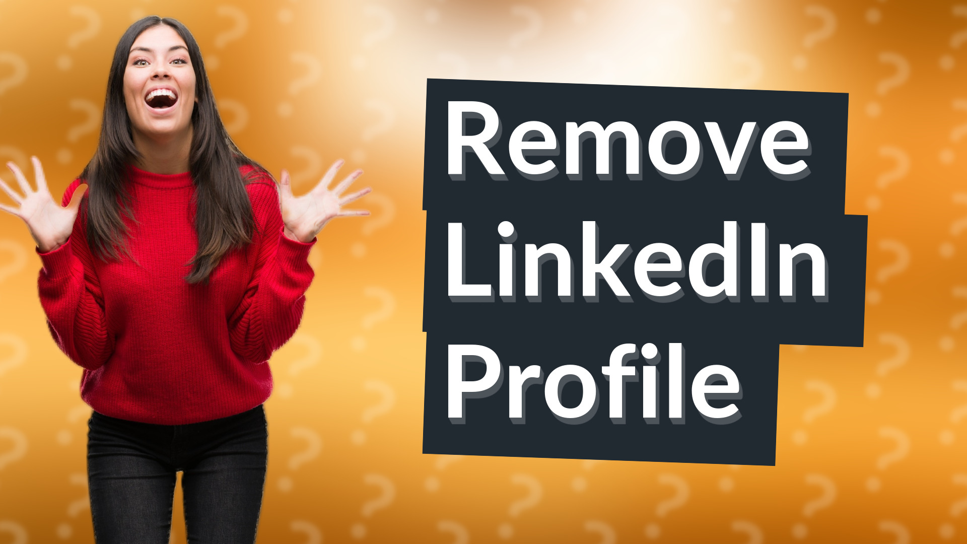 Remove LinkedIn Profile