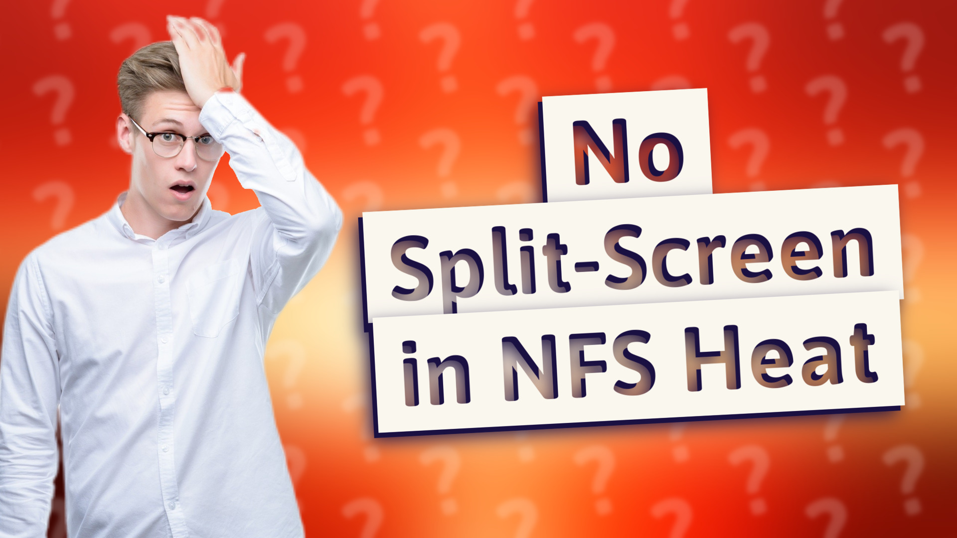 No Split-Screen in NFS Heat