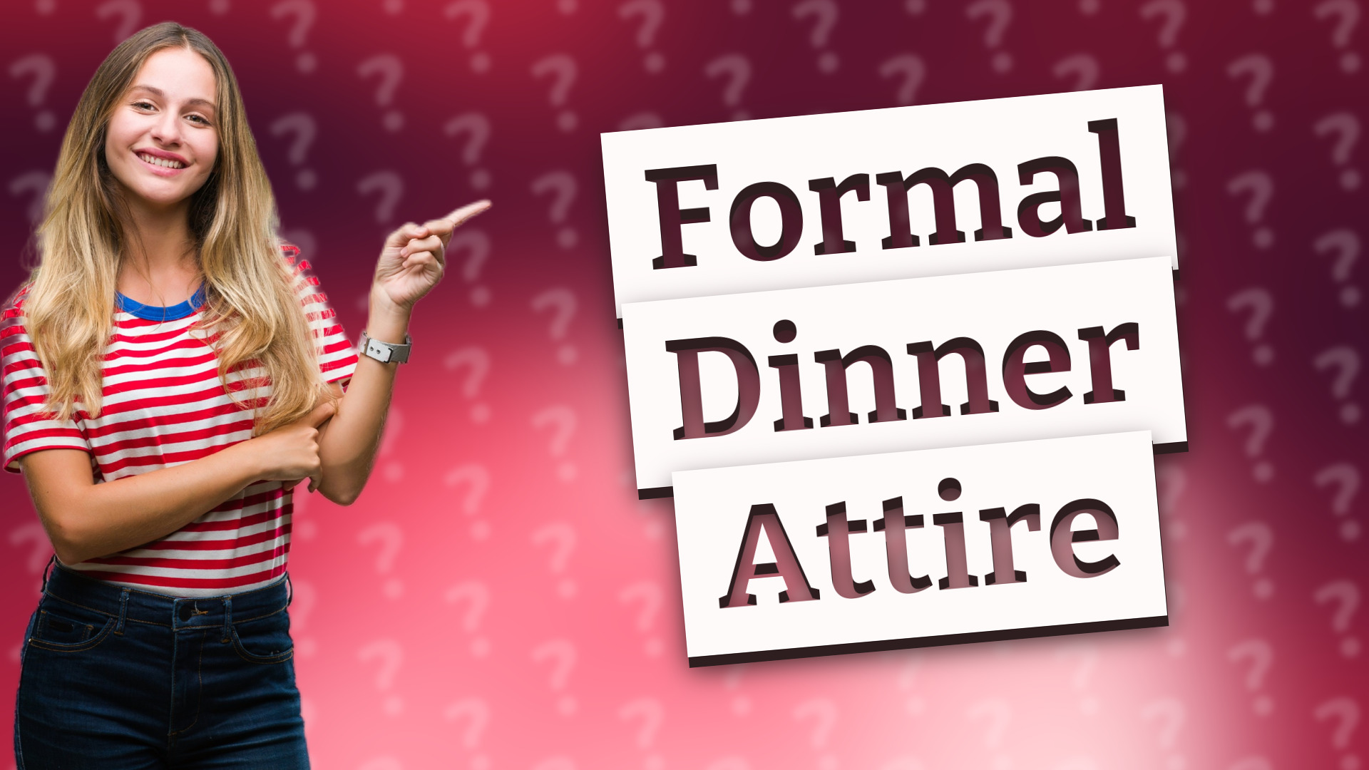 Formal Dinner Attire