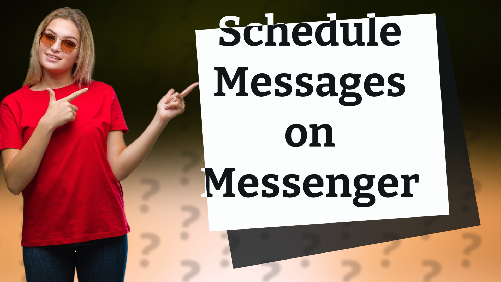 Schedule Messages on Messenger