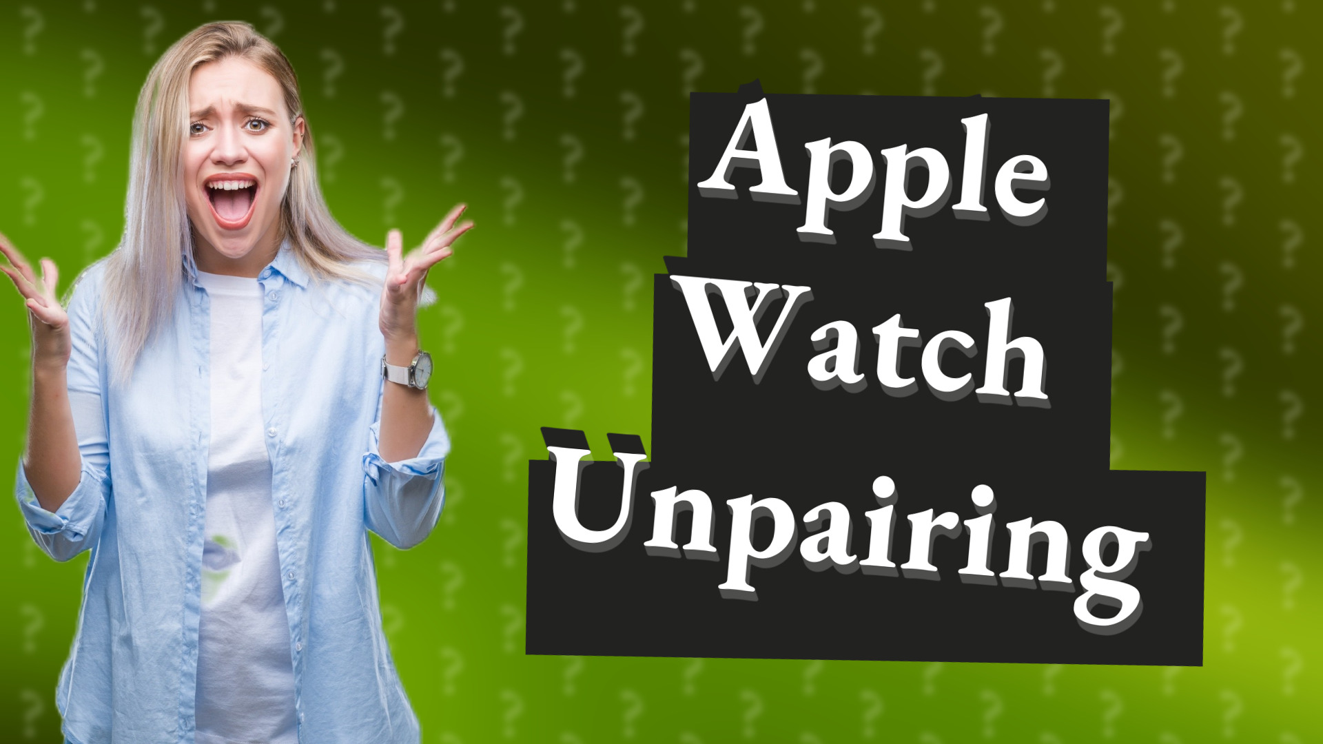 Apple Watch Unpairing