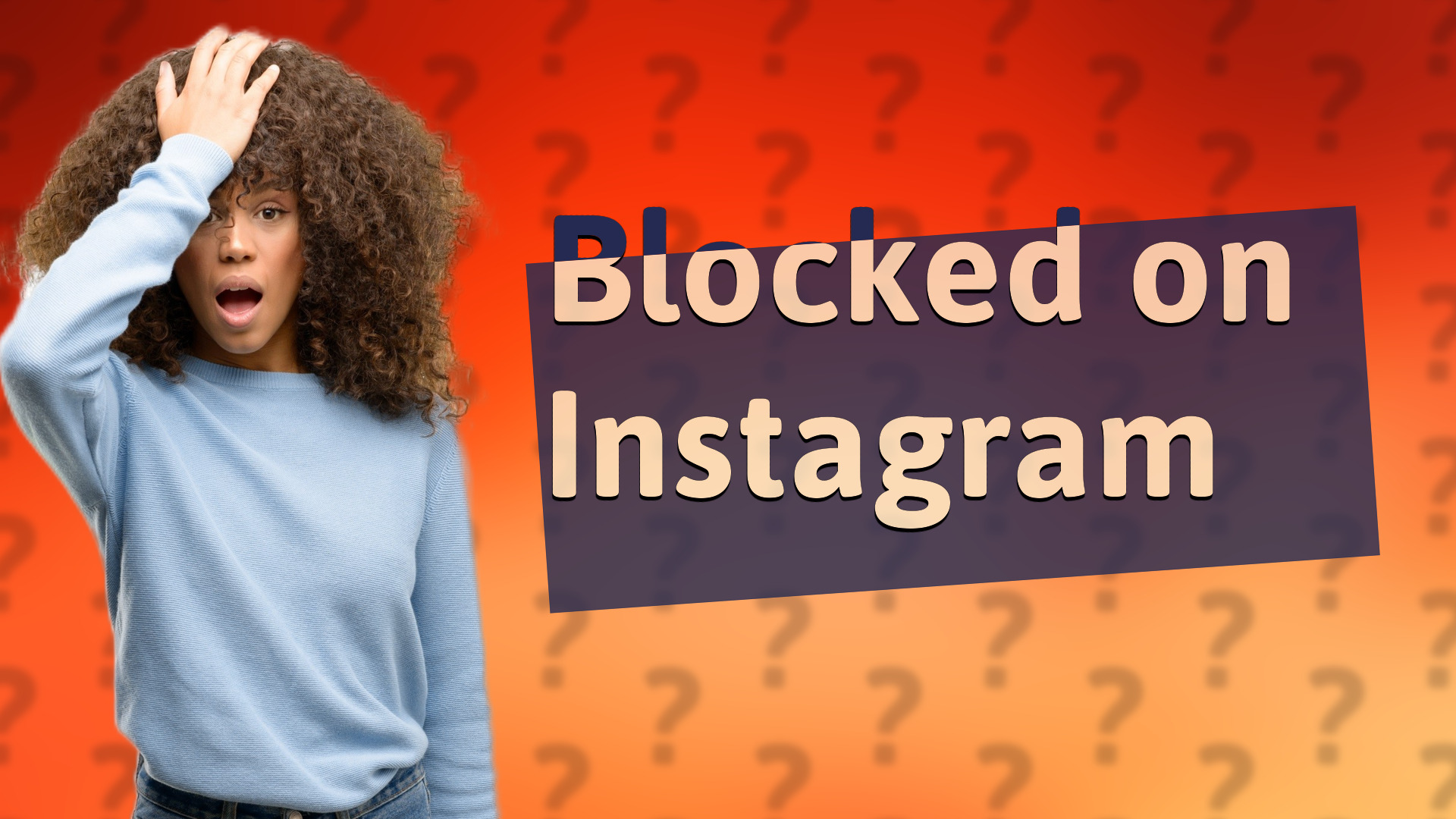 Blocked on Instagram