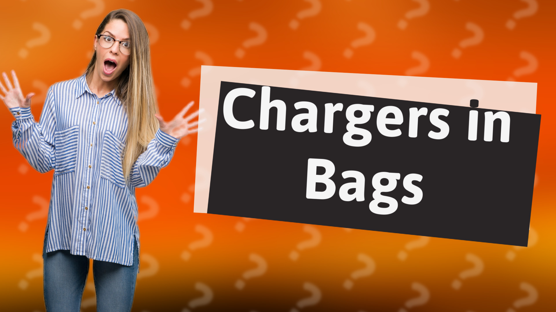 Chargers in Bags